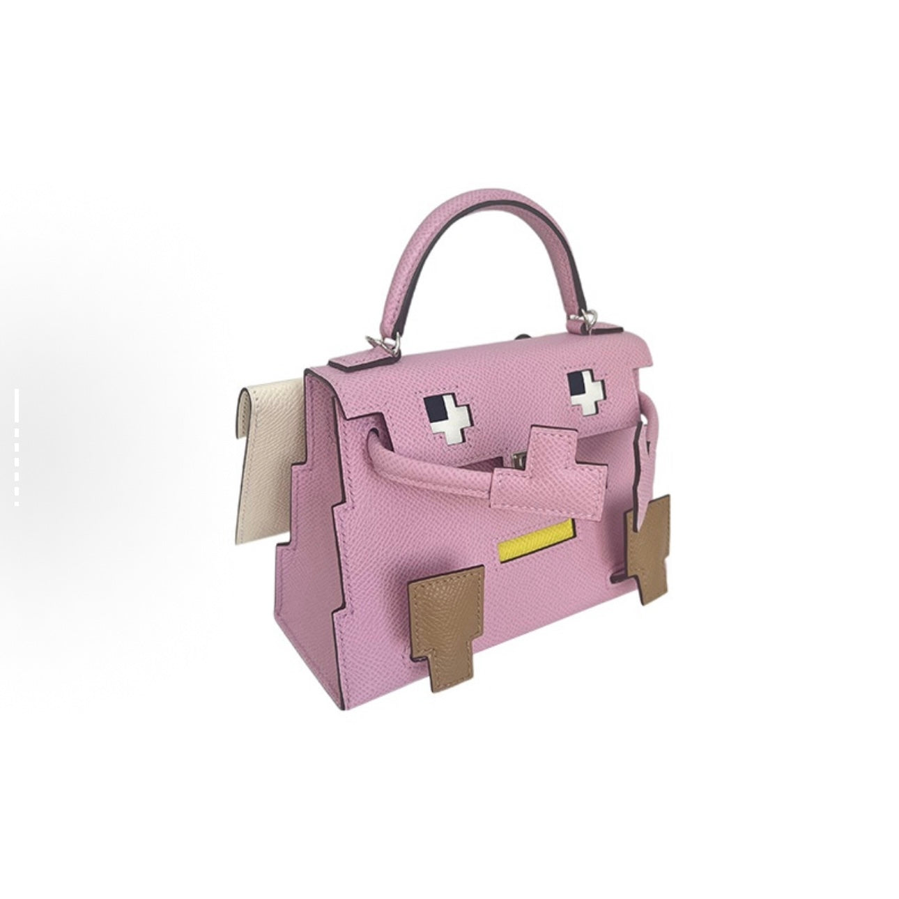 Jay Mosaic doll handmade bag-pink