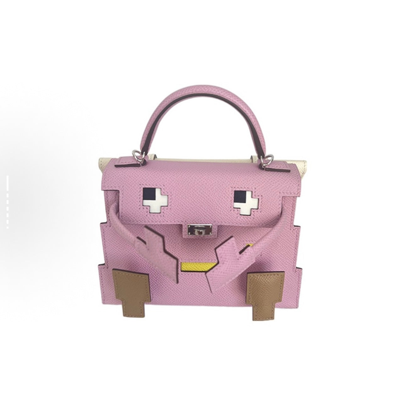 Jay Mosaic doll handmade bag-pink
