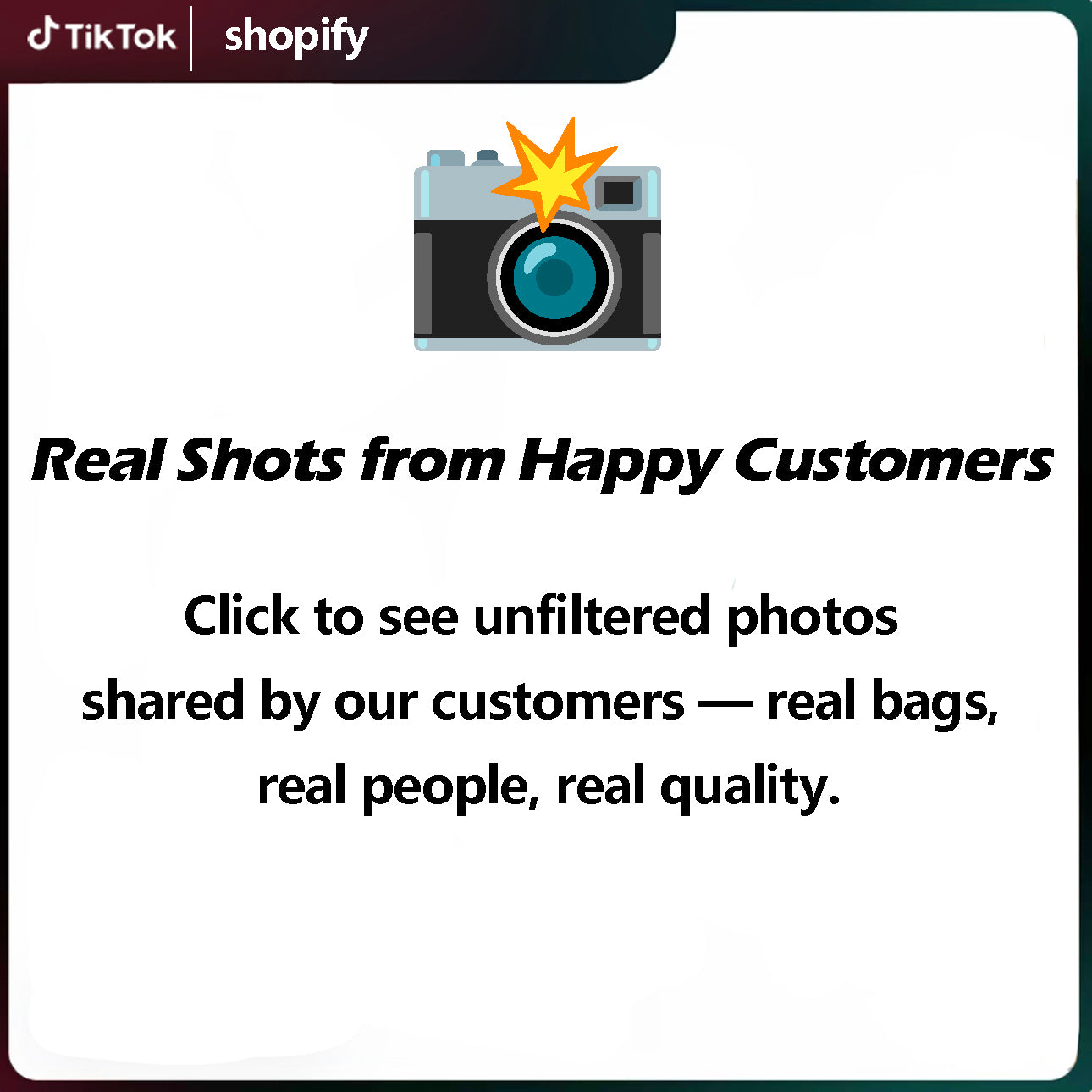 Real Shots from Happy Customers