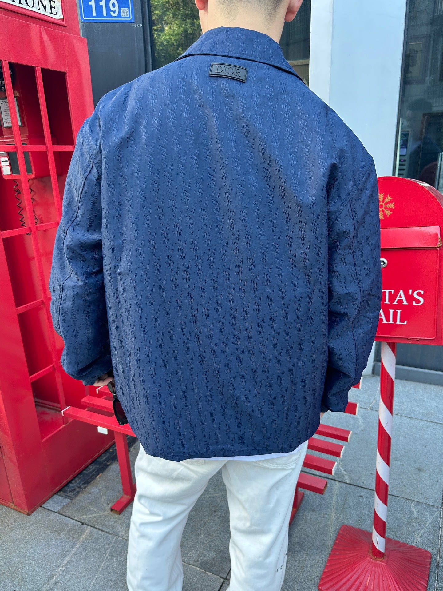 2026 New Arrival CD All-Over Jacquard Print Jacket (MM087-B95)