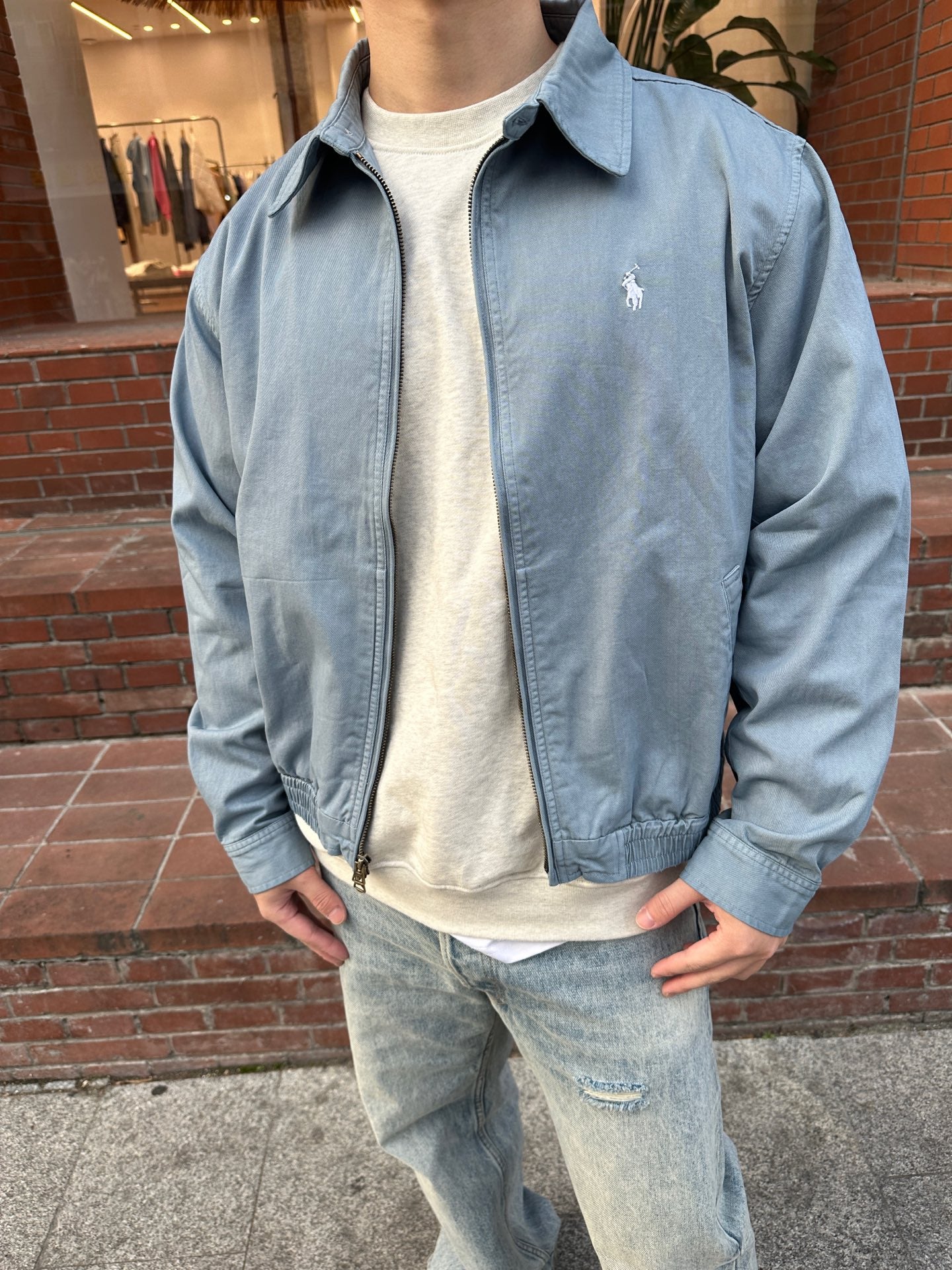 2026 New RL Embroidered Zip Jacket (CC908-B55)