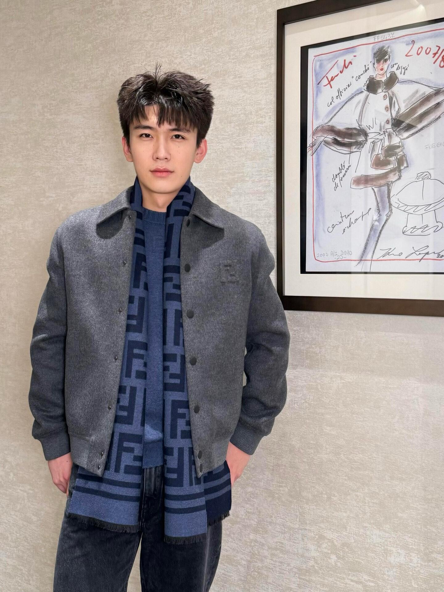 2026 New FF Embroidered Wool Jacket (AA505-C70)