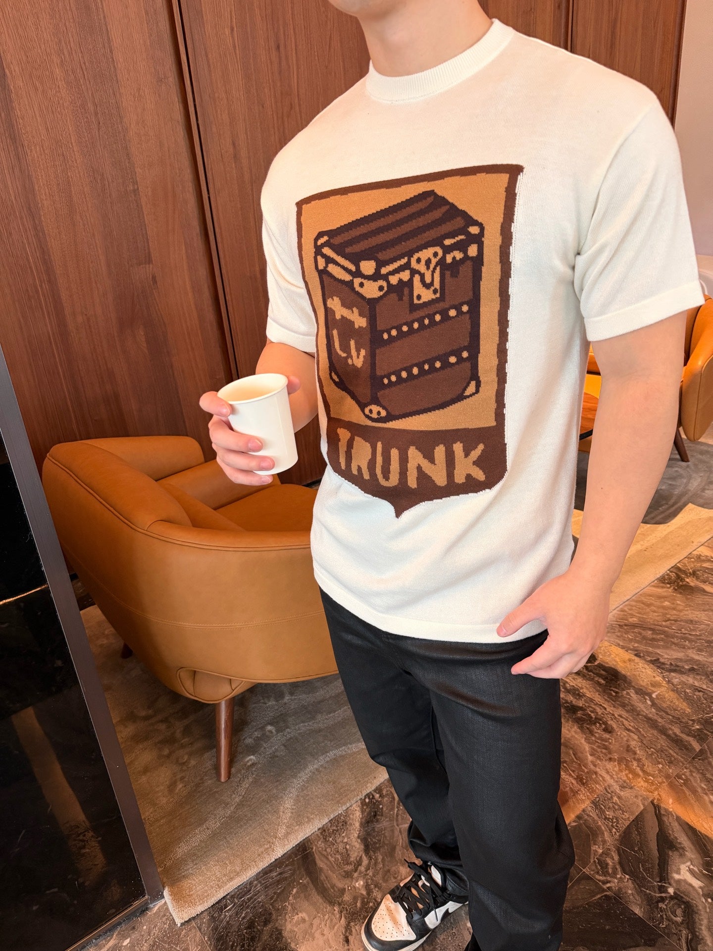 2026 New LY Geometric Knit T-Shirt (AA520-A75)