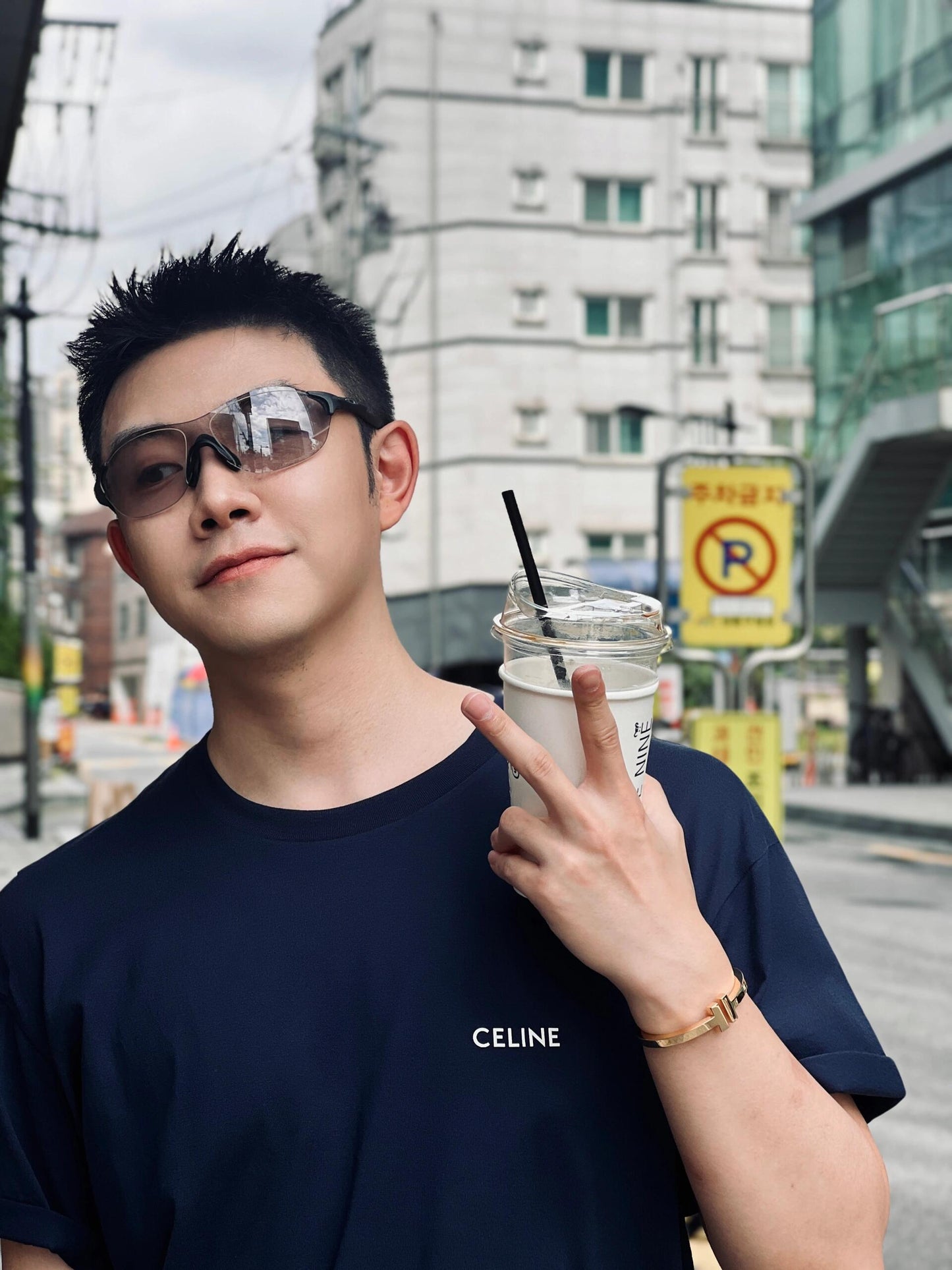 2026 New Ce Letter Print T-Shirt (AA532-A05)