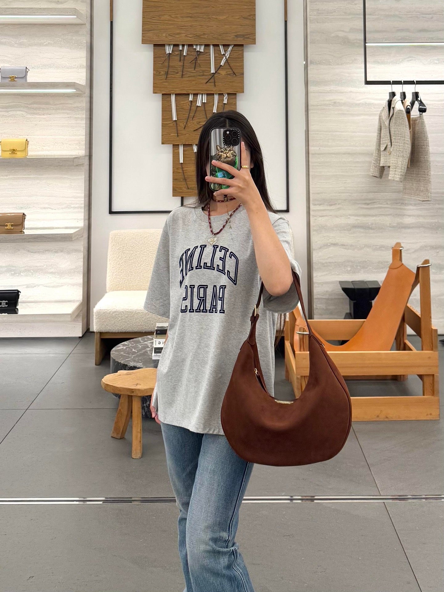 2026 New Ce Flocked Letter T-Shirt (AA533-A10)