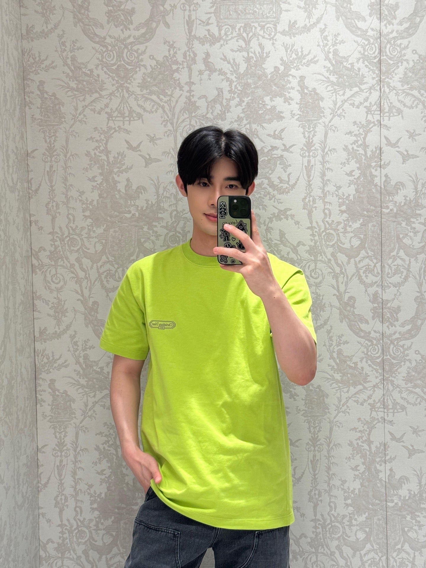 2026 New CD Embroidered T-Shirt (BB776-A10)