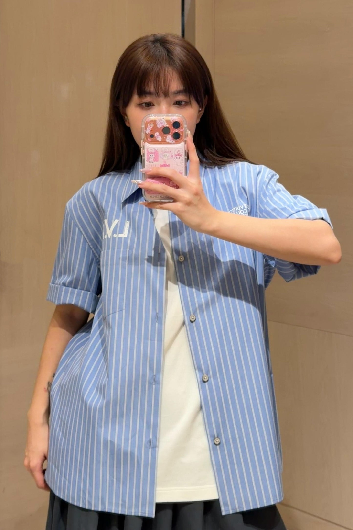 2026 New LY Logo Pocket Short-Sleeve Shirt (BB805-A85)