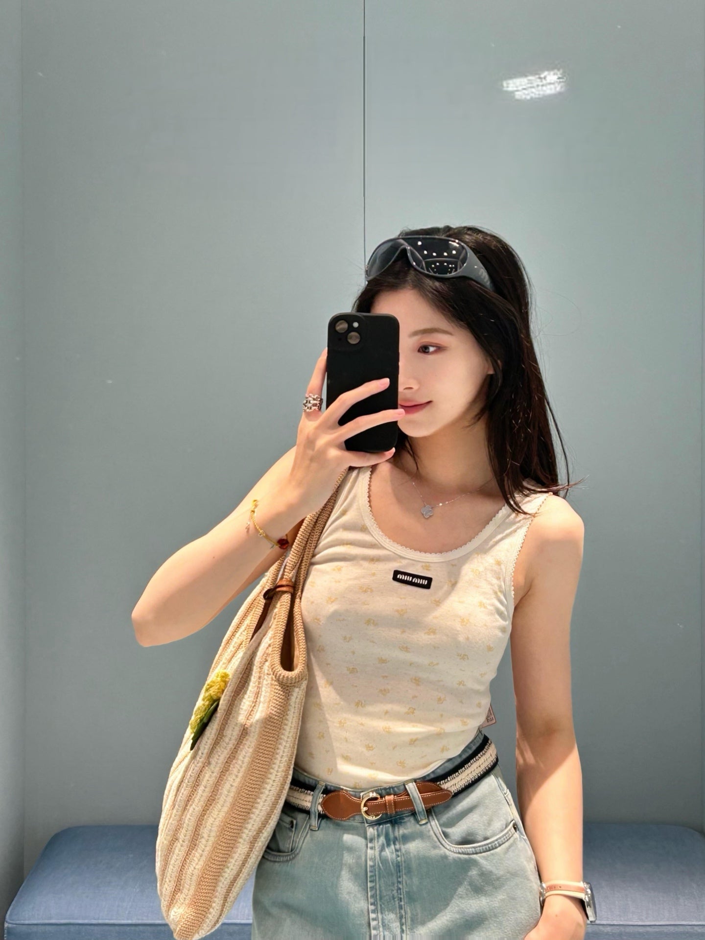 2026 Women’s MM Floral Logo Tank Top (FF744)