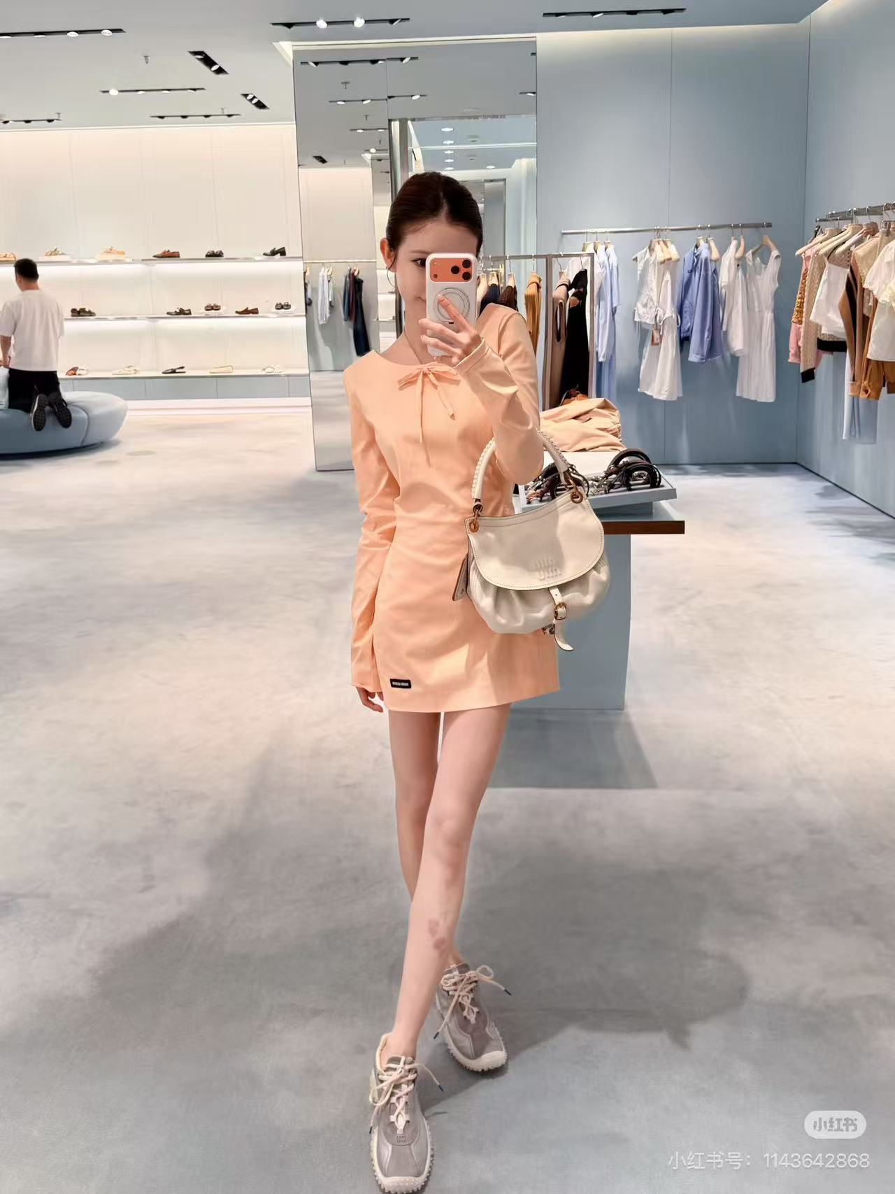 2026 Women's MM Logo Bow Dress (FF802)