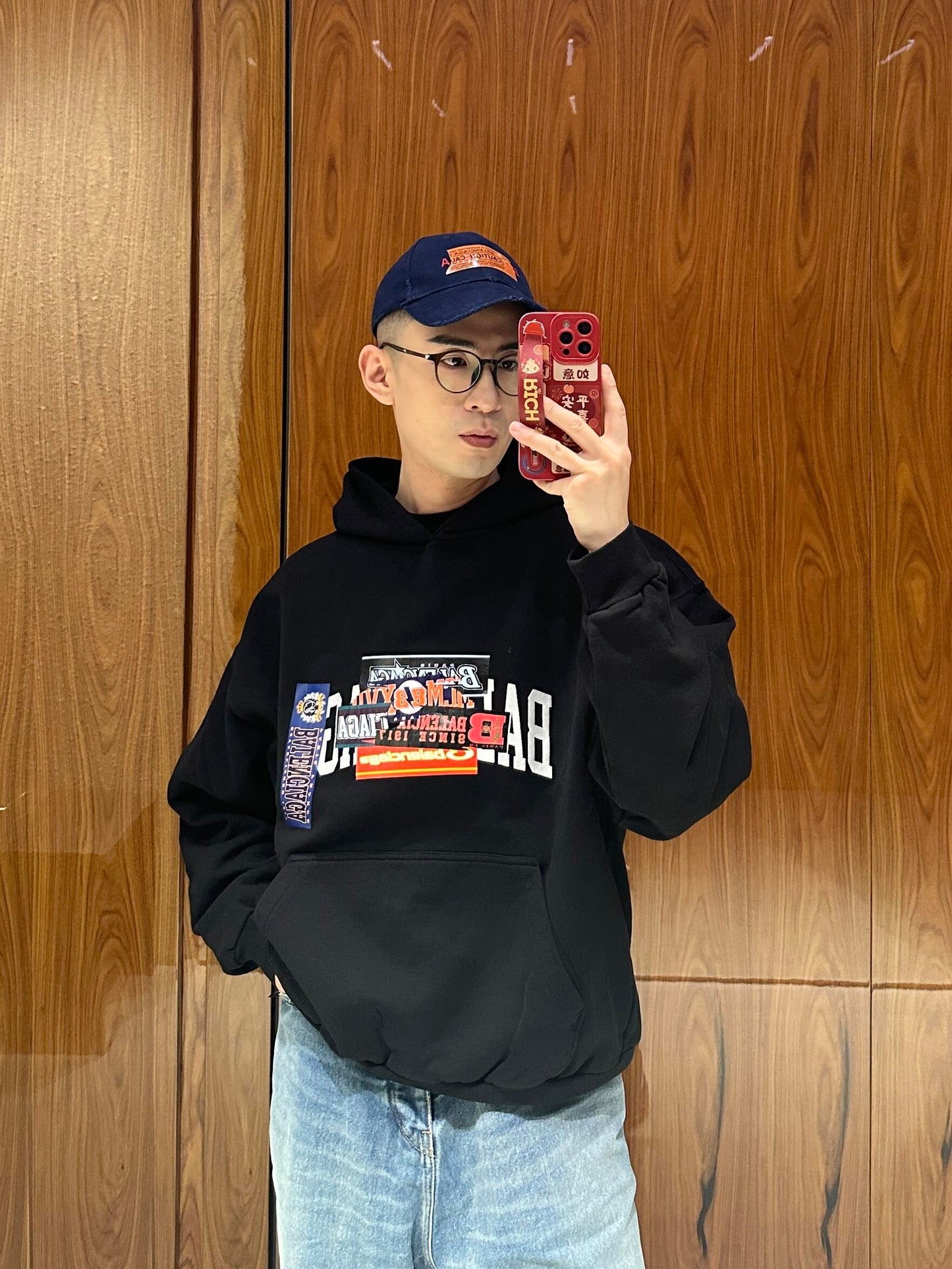2026 New Model Balen Hooded Sweatshirt (AA681-B10)