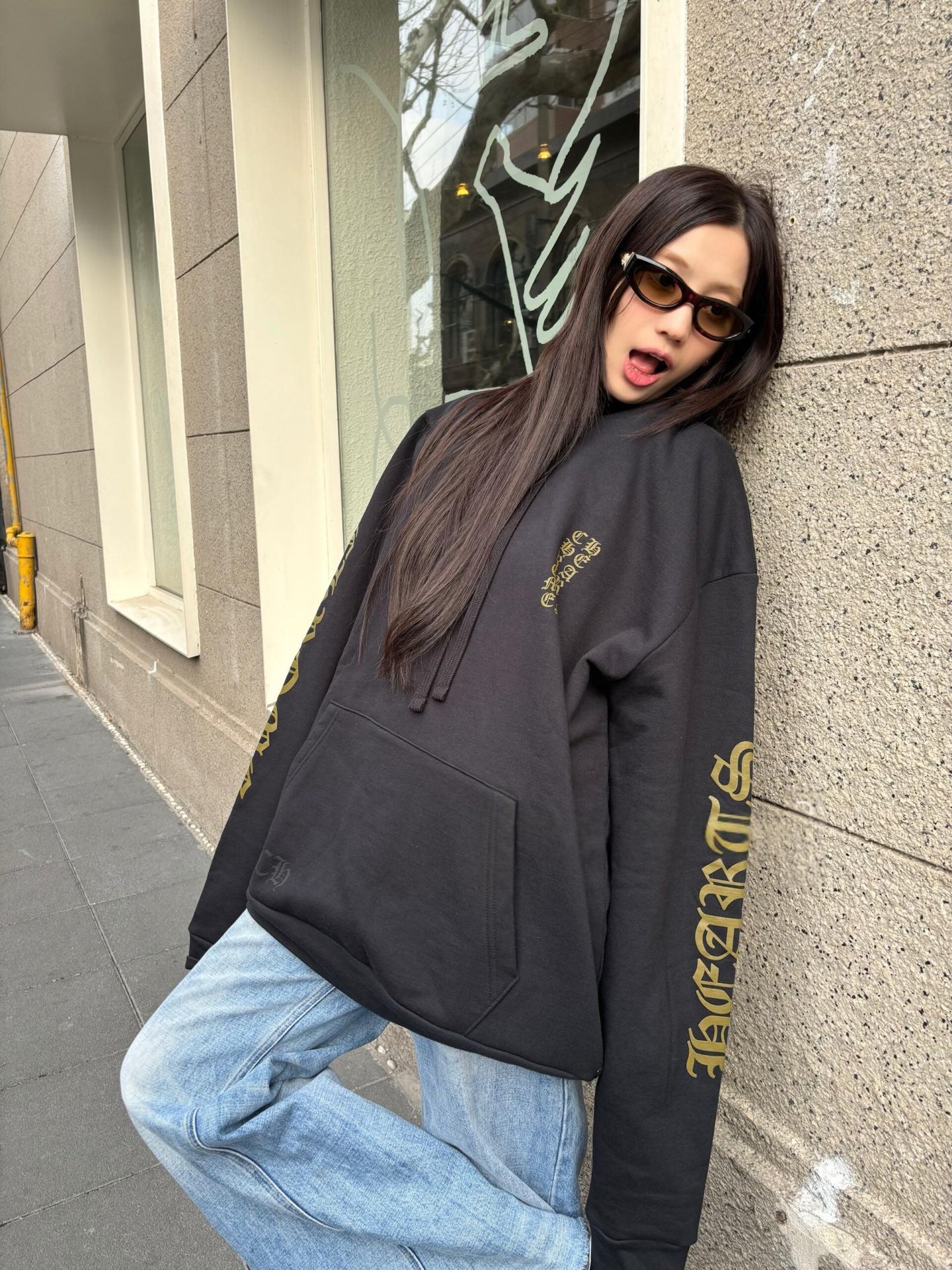 2026 New Model CH Logo Printed Hooded Sweatshirt (AA690-B10)