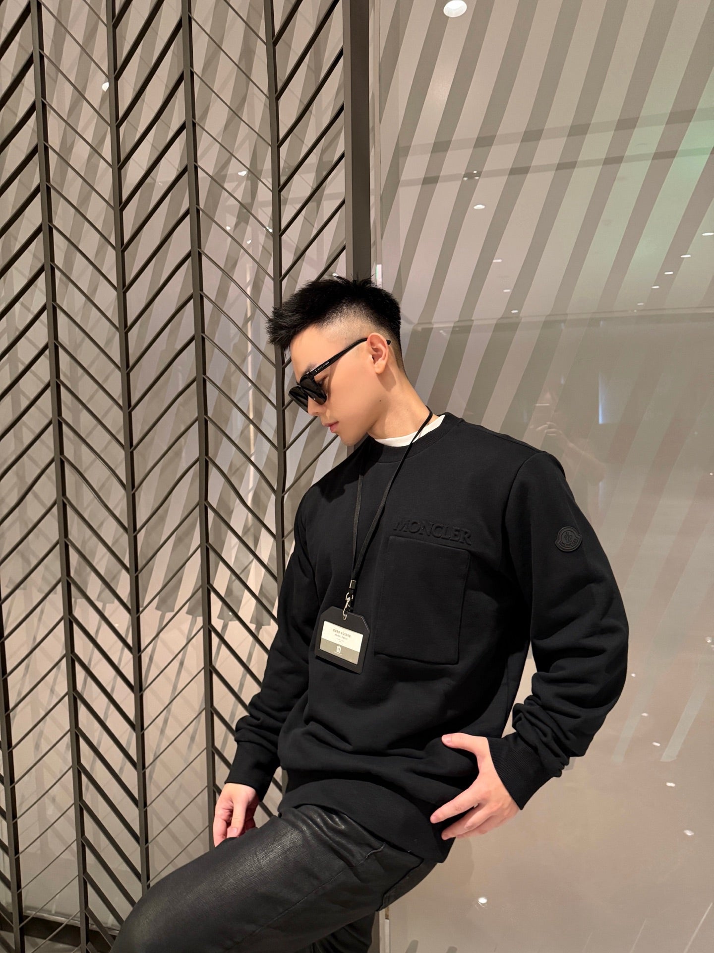 2026 New Model Mon Embossed Pocket T-Shirt (BB4022-A90)