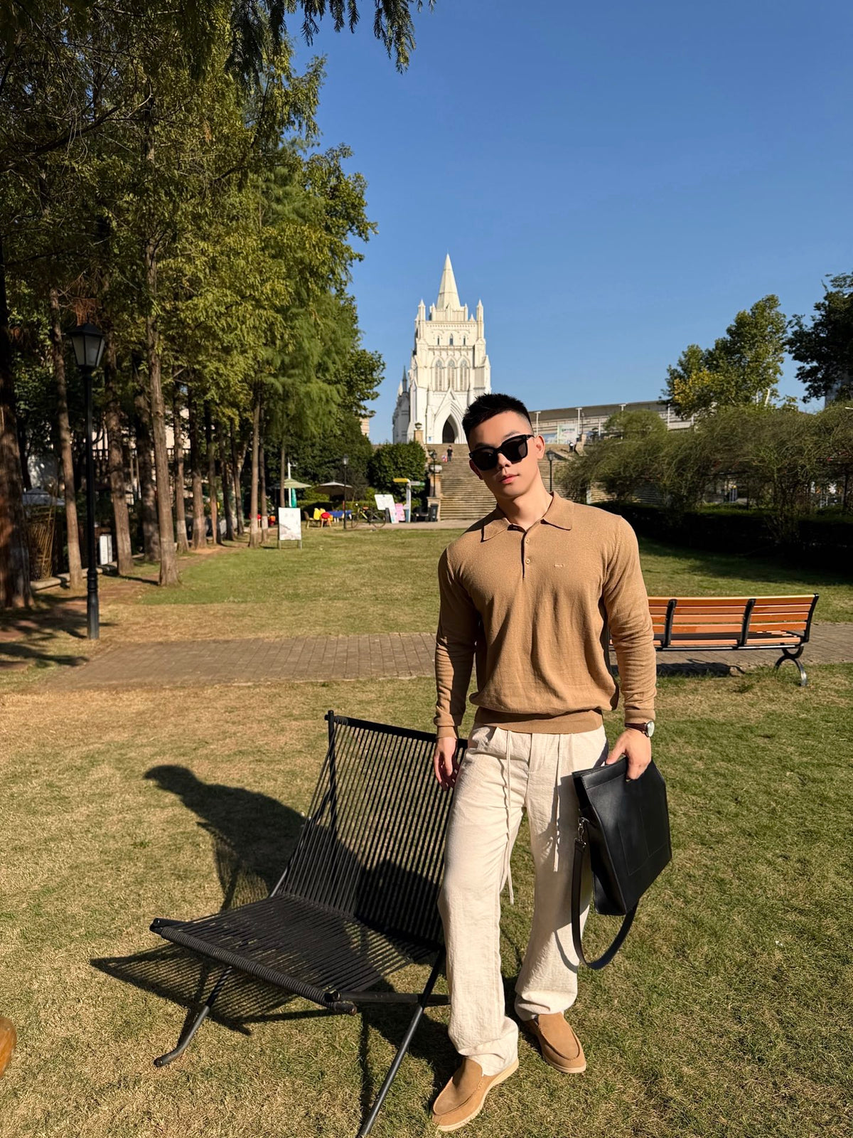 2026 New Model Triangle Brand Embroidered Polo Neck Sweater (CC7033-B10)
