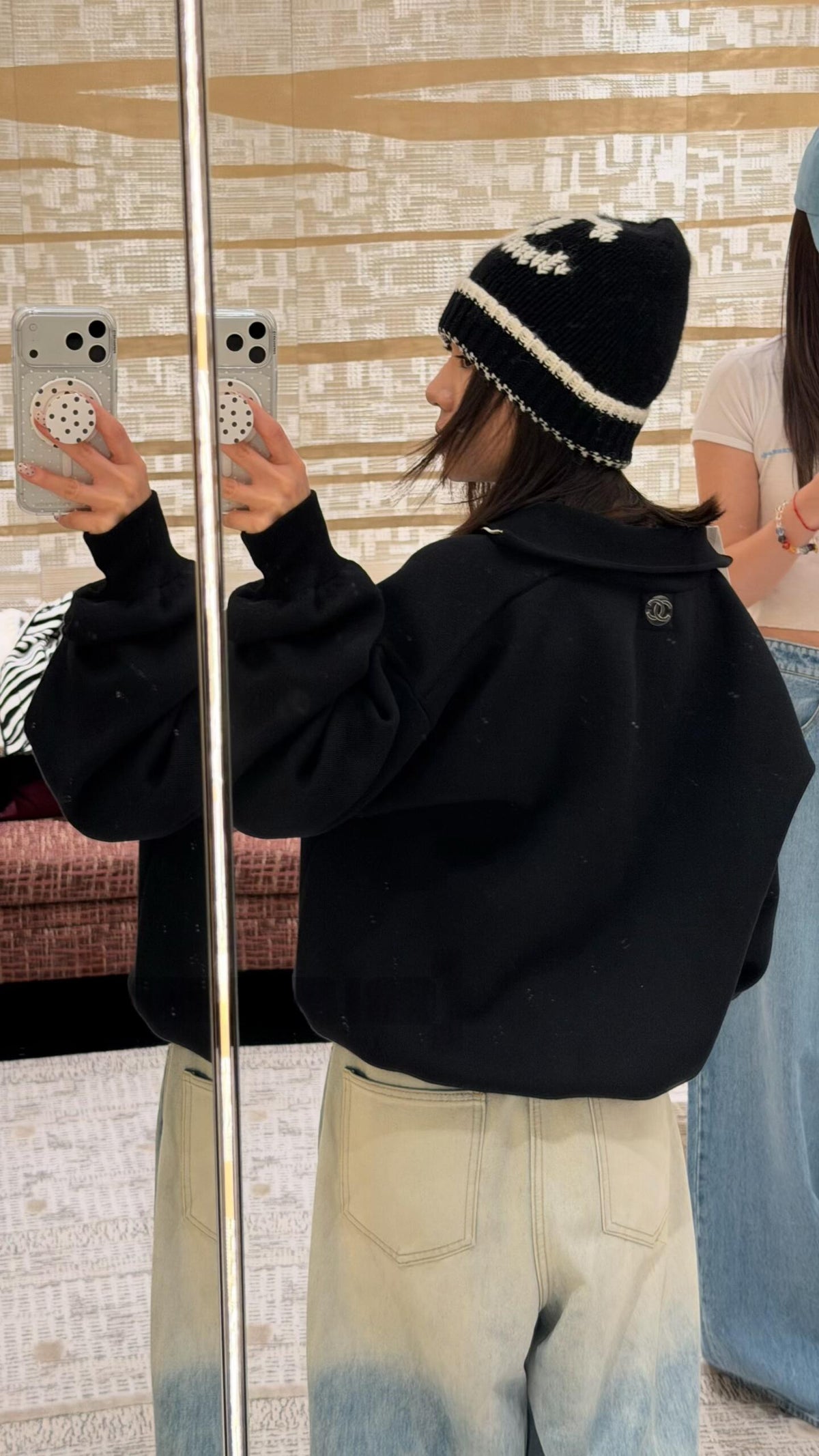 2026 Women's CC Logo Half-Zip Sweater (FF829)