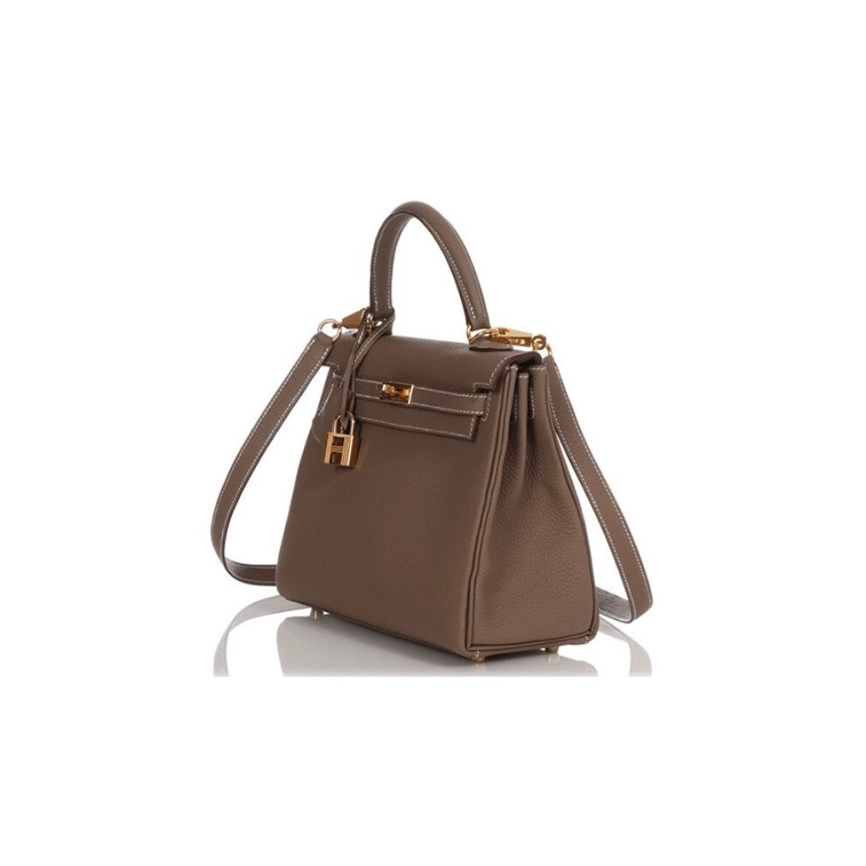 Jay K Series Handmade Bag - Etoupe