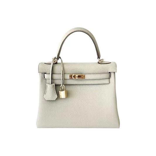 Jay K Series Handmade Bag - Glacier white