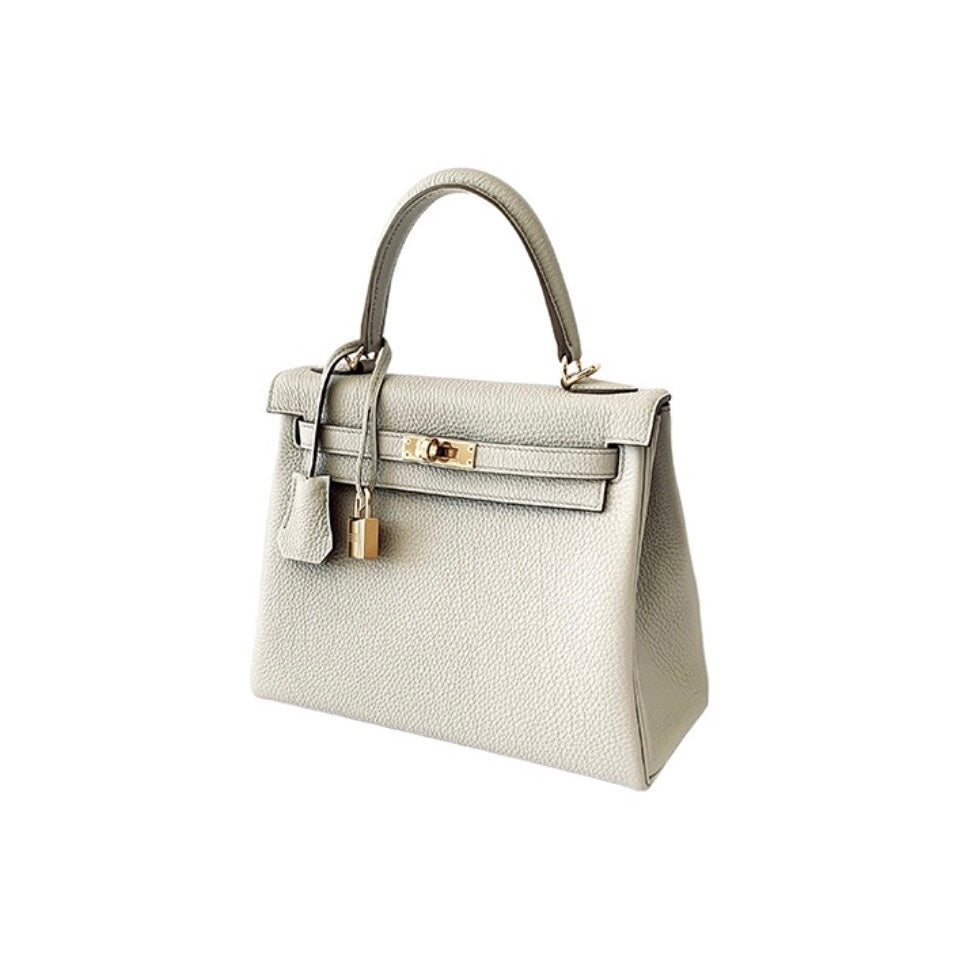 Jay K Series Handmade Bag - Glacier white