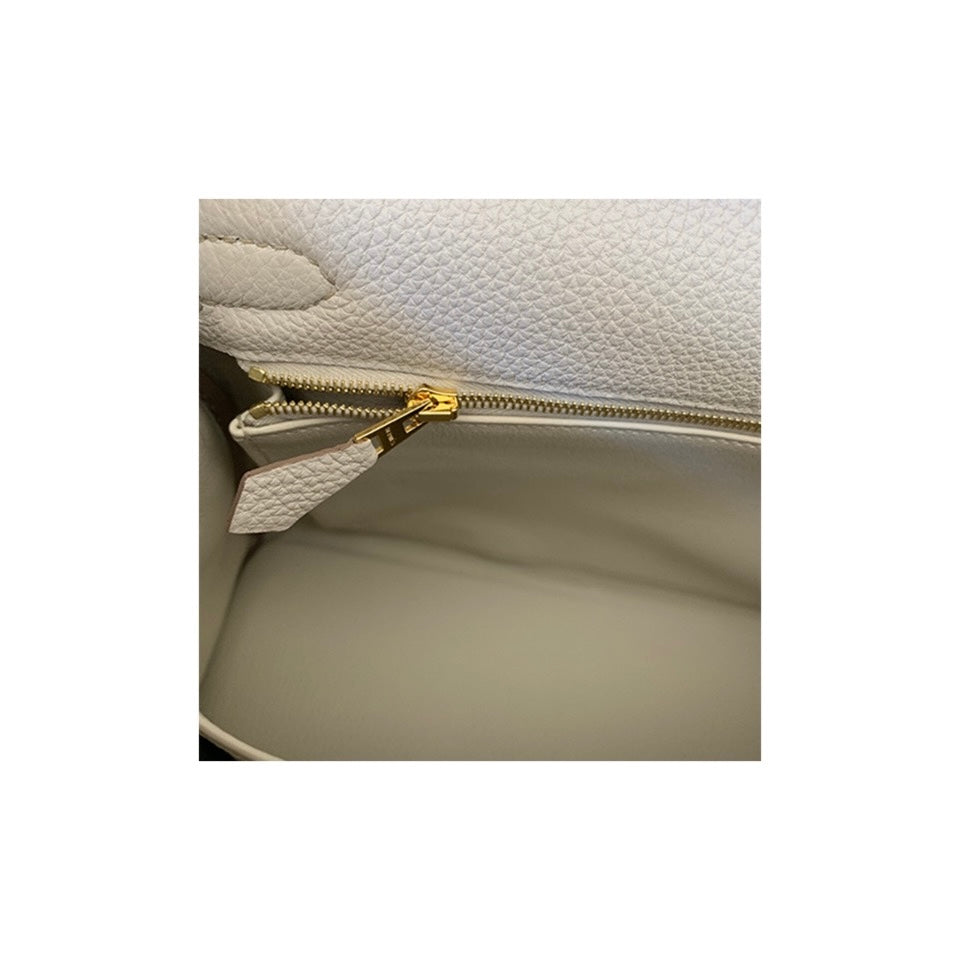 Jay K Series Handmade Bag - Glacier white