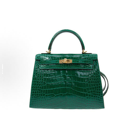 Jay K Series Handmade Bag-Vert Emeraude