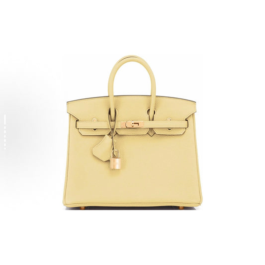 Jay B Series Handmade Bag-Jaune Poussin