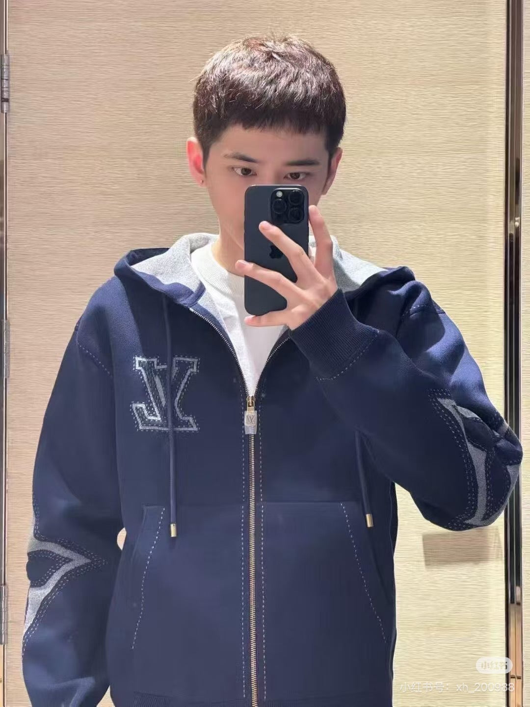 2026 New LY Embroidered Knit Zipper Jacket (26000-F60)