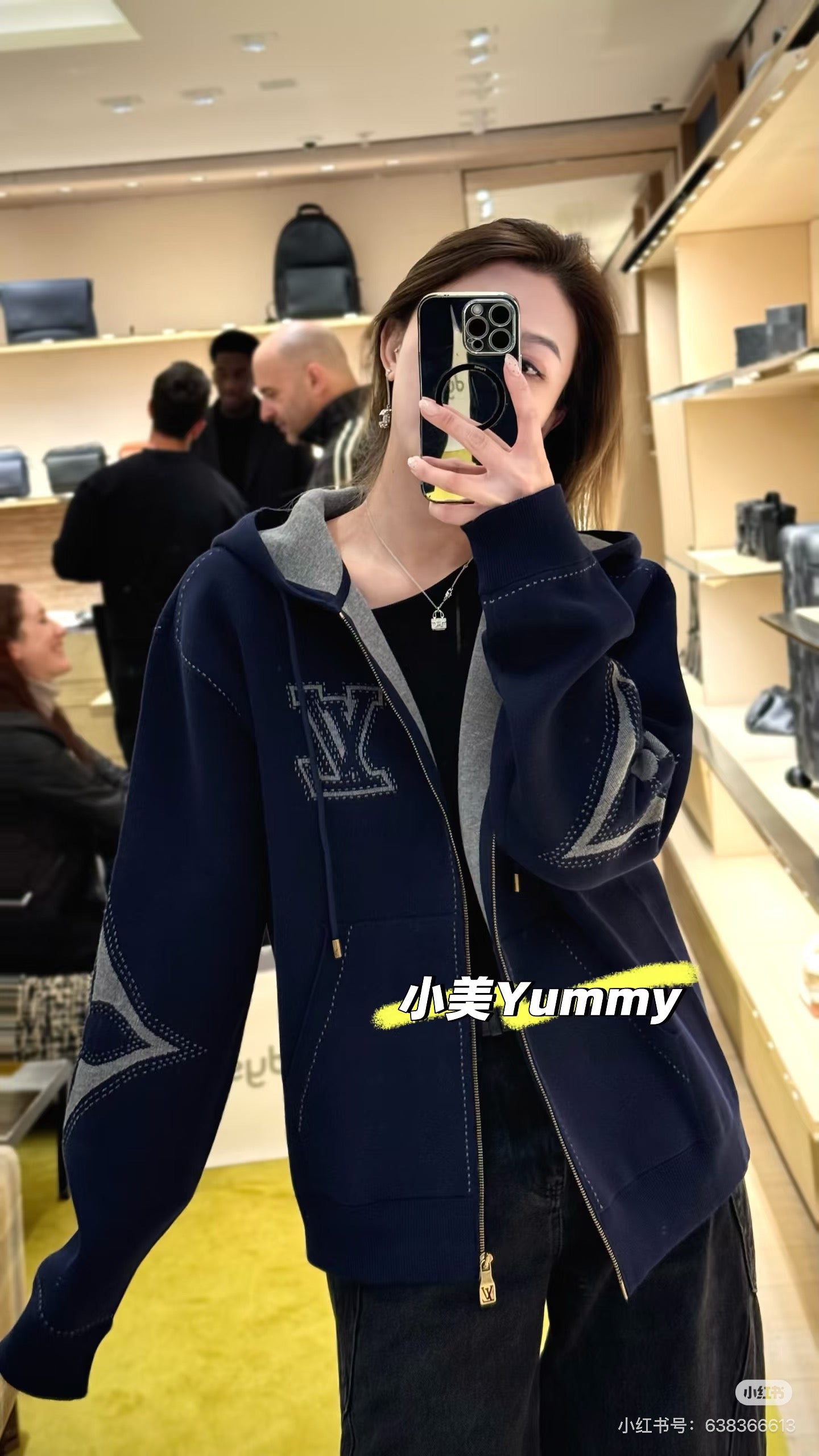 2026 New LY Embroidered Knit Zipper Jacket (26000-F60)