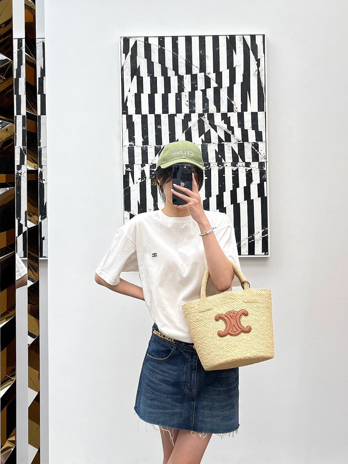 2026 New Ce Arc de Triomphe Short-Sleeved Shirt (23296-A10)