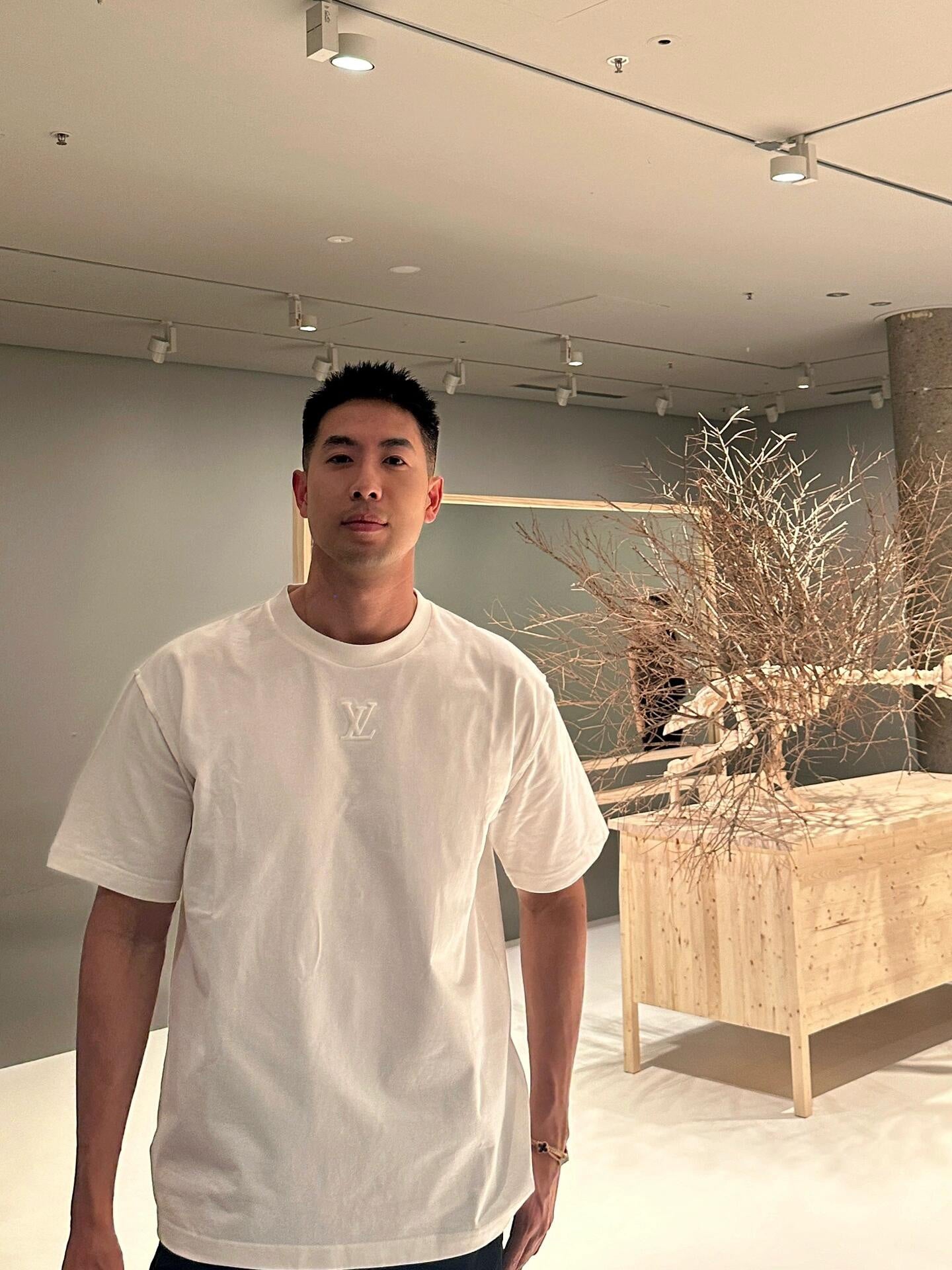 2026 New LY Logo Embossed Short-Sleeved T-Shirt (24019-A10)