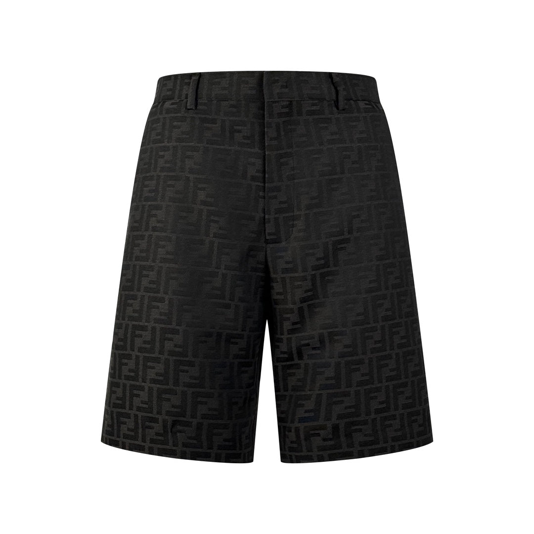 2026 New Arrival: FF All-Over Monogram Print Shorts (55012-A90)