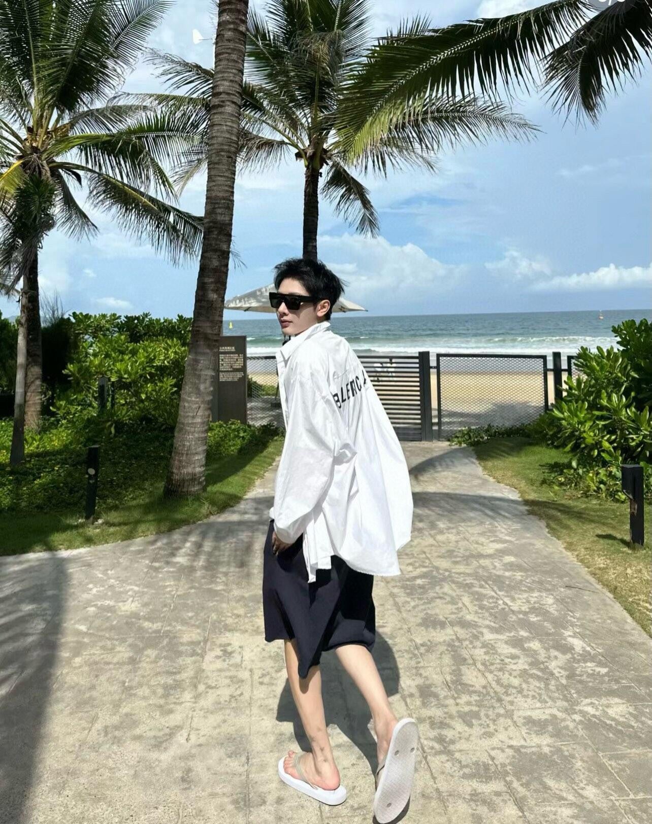 2026 new Balen printed shirt jacket (25207-B50)