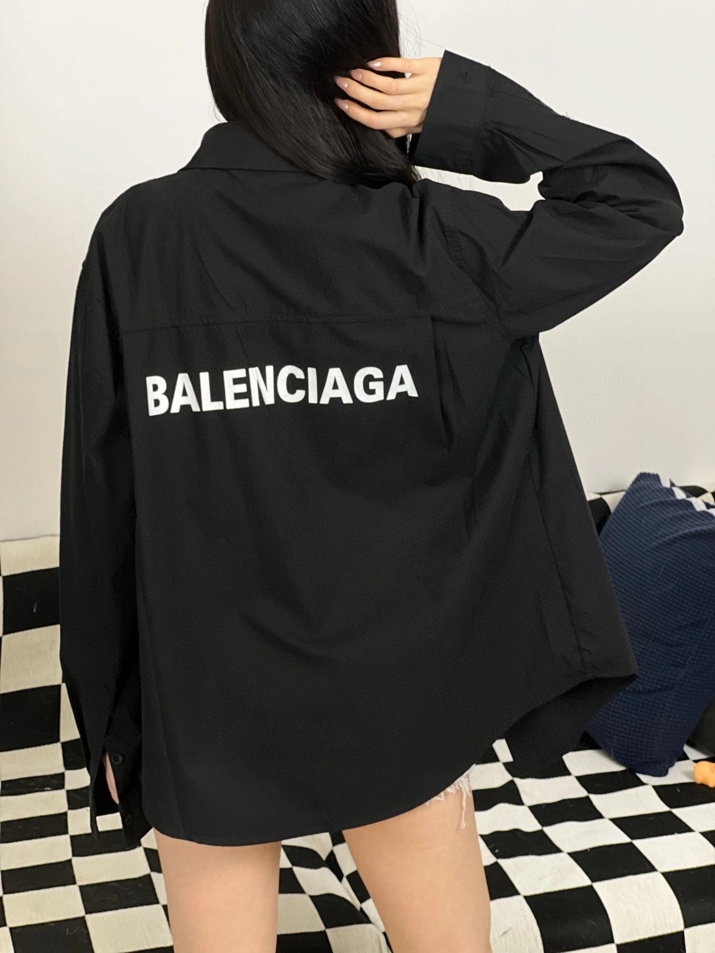 2026 new Balen printed shirt jacket (25207-B50)