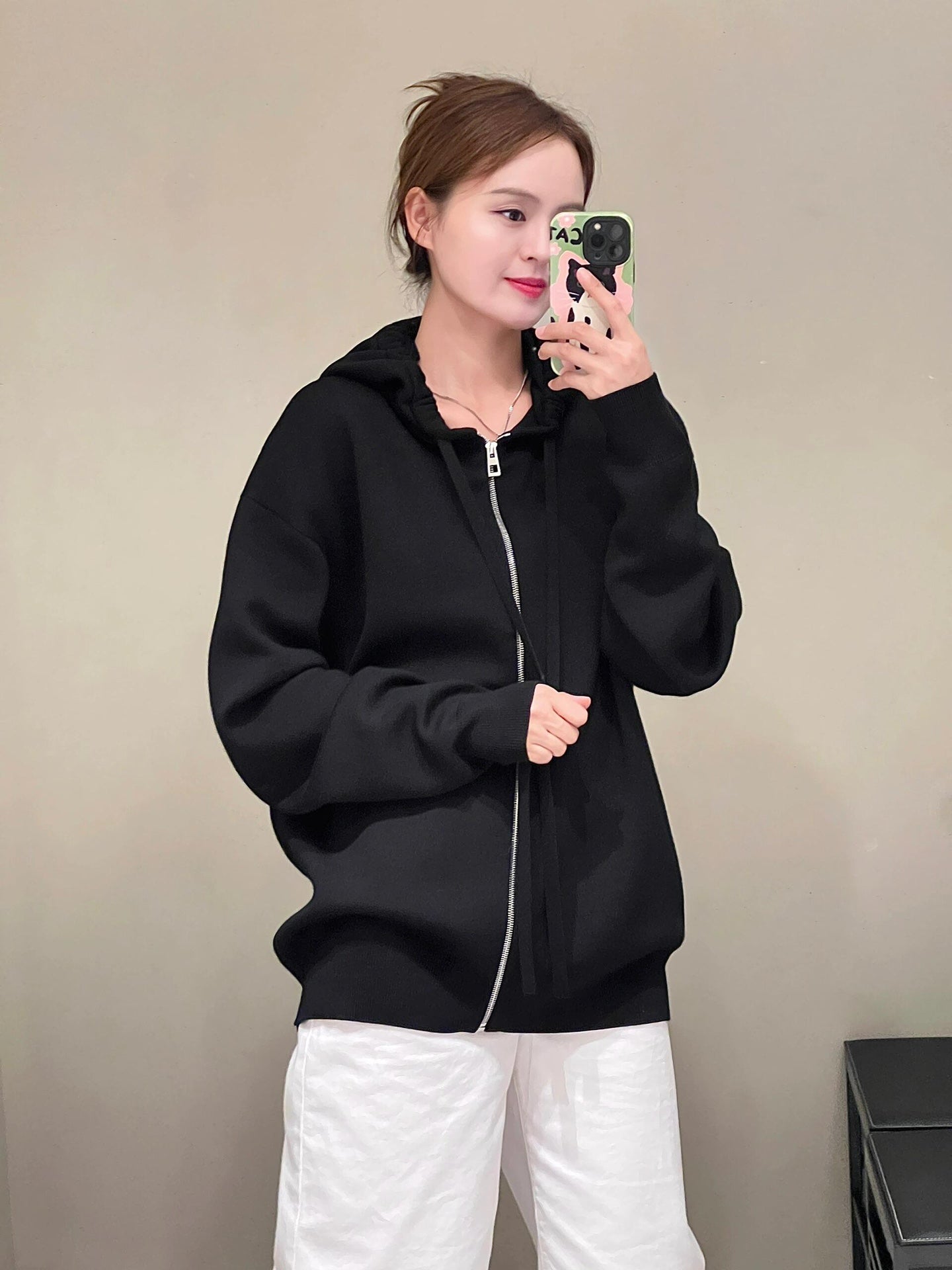 2026 New Style Way Zippered Hooded Sweatshirt (24046-B90)