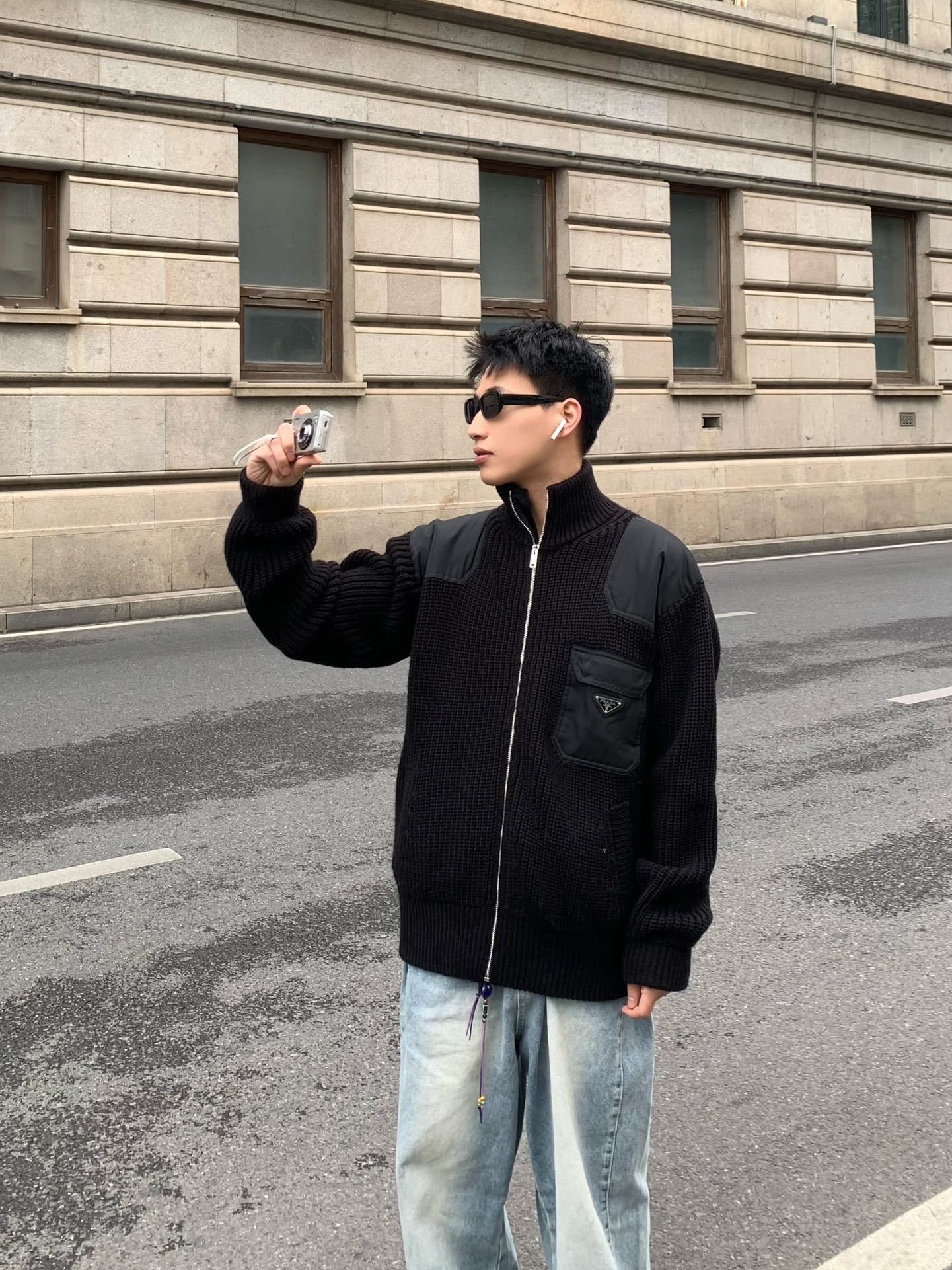 2026 New Triangle Brand Knitted Cardigan (24067-C40)