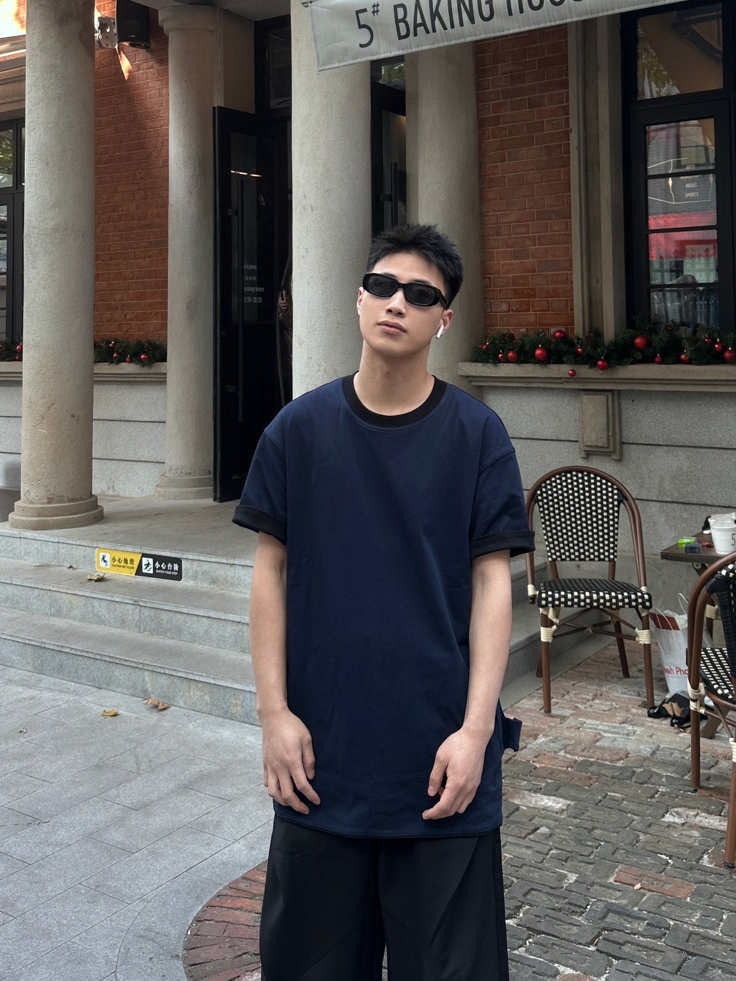 2026 New Mon Reversible Logo Short-Sleeved T-Shirt (25121-A40)