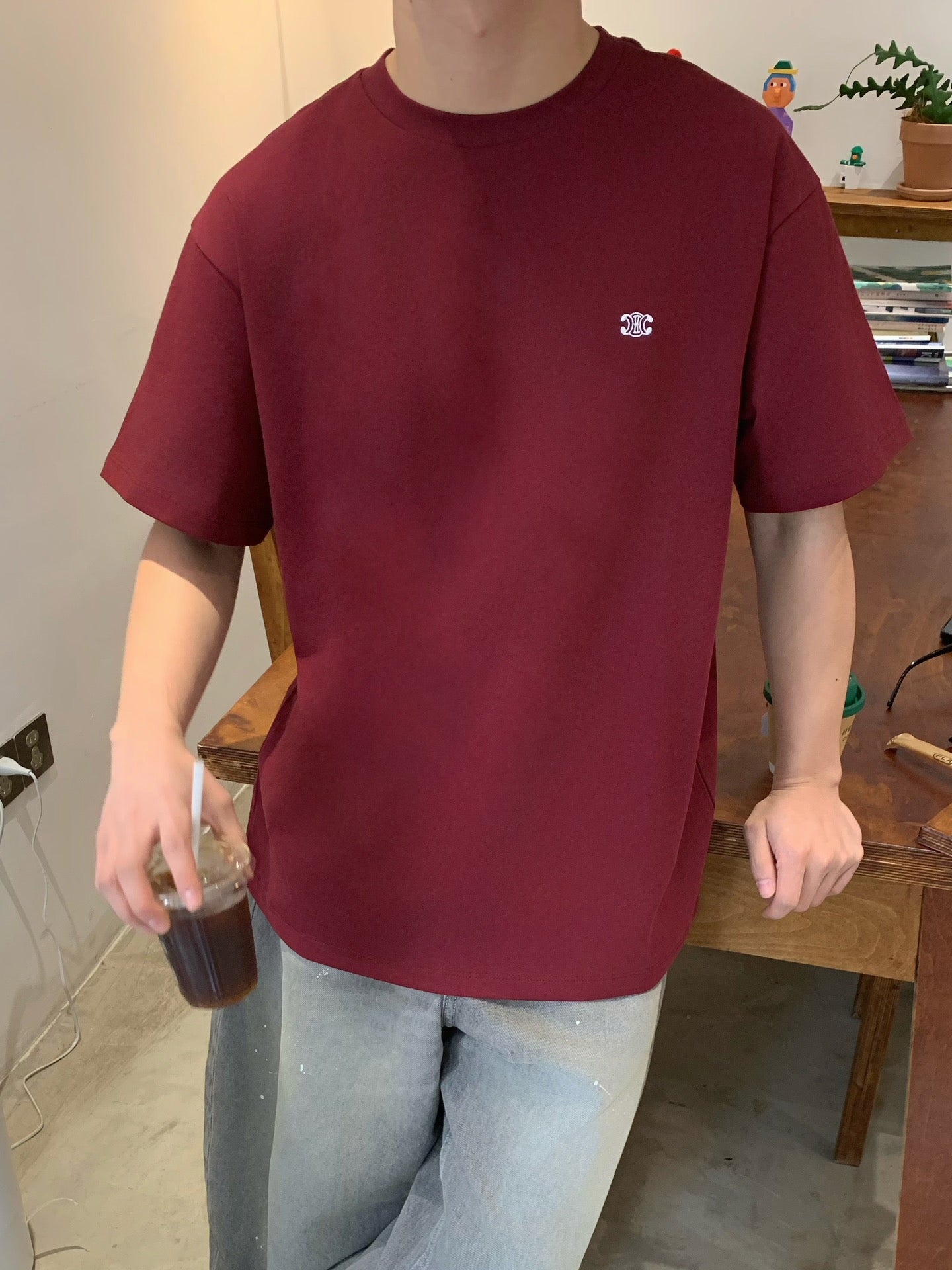 2026 New Ce Arc de Triomphe Short-Sleeved Shirt (25115-A10)
