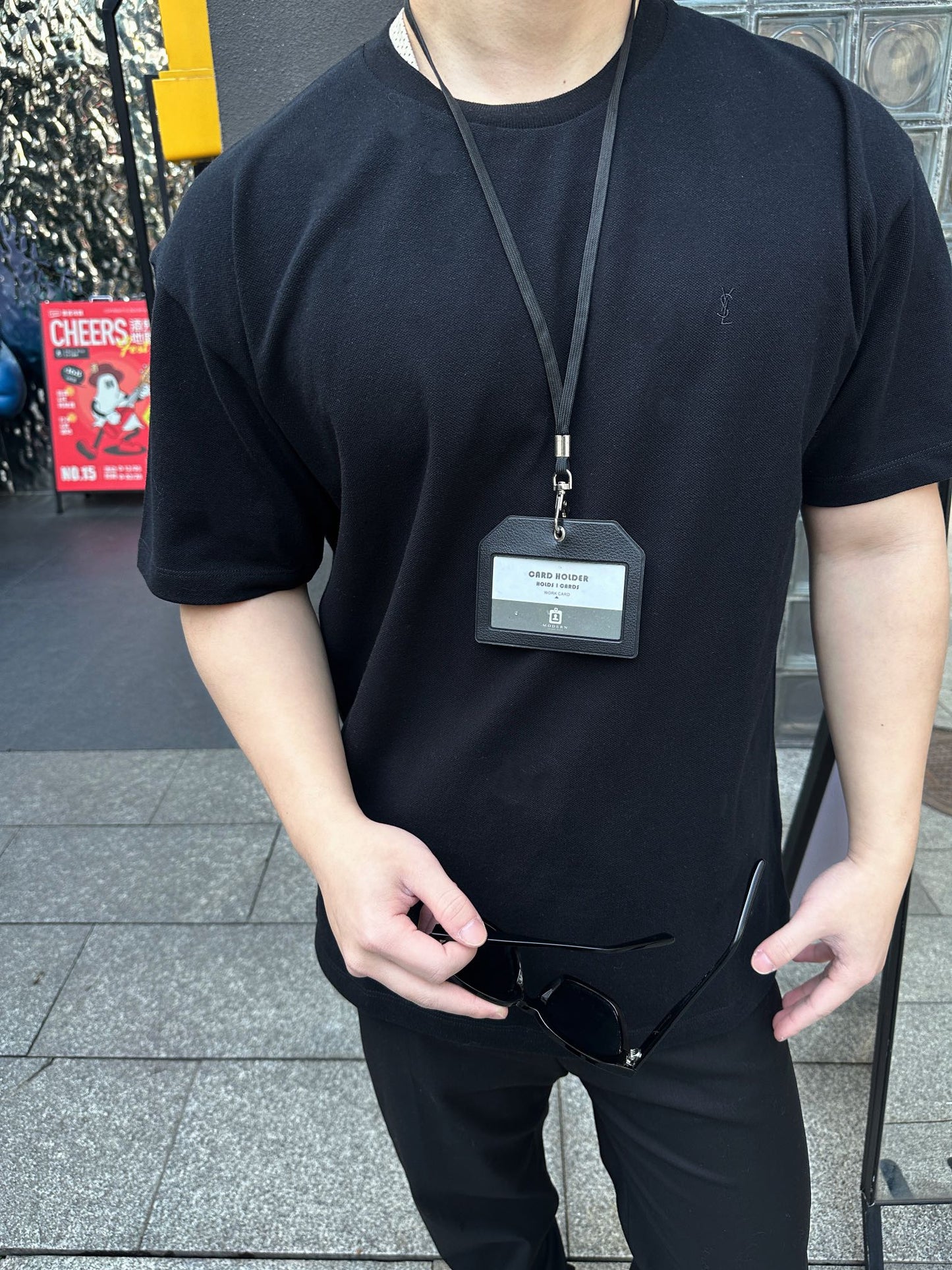 2026 Neues Saint L T-Shirt mit gesticktem Logo (25137-A05)