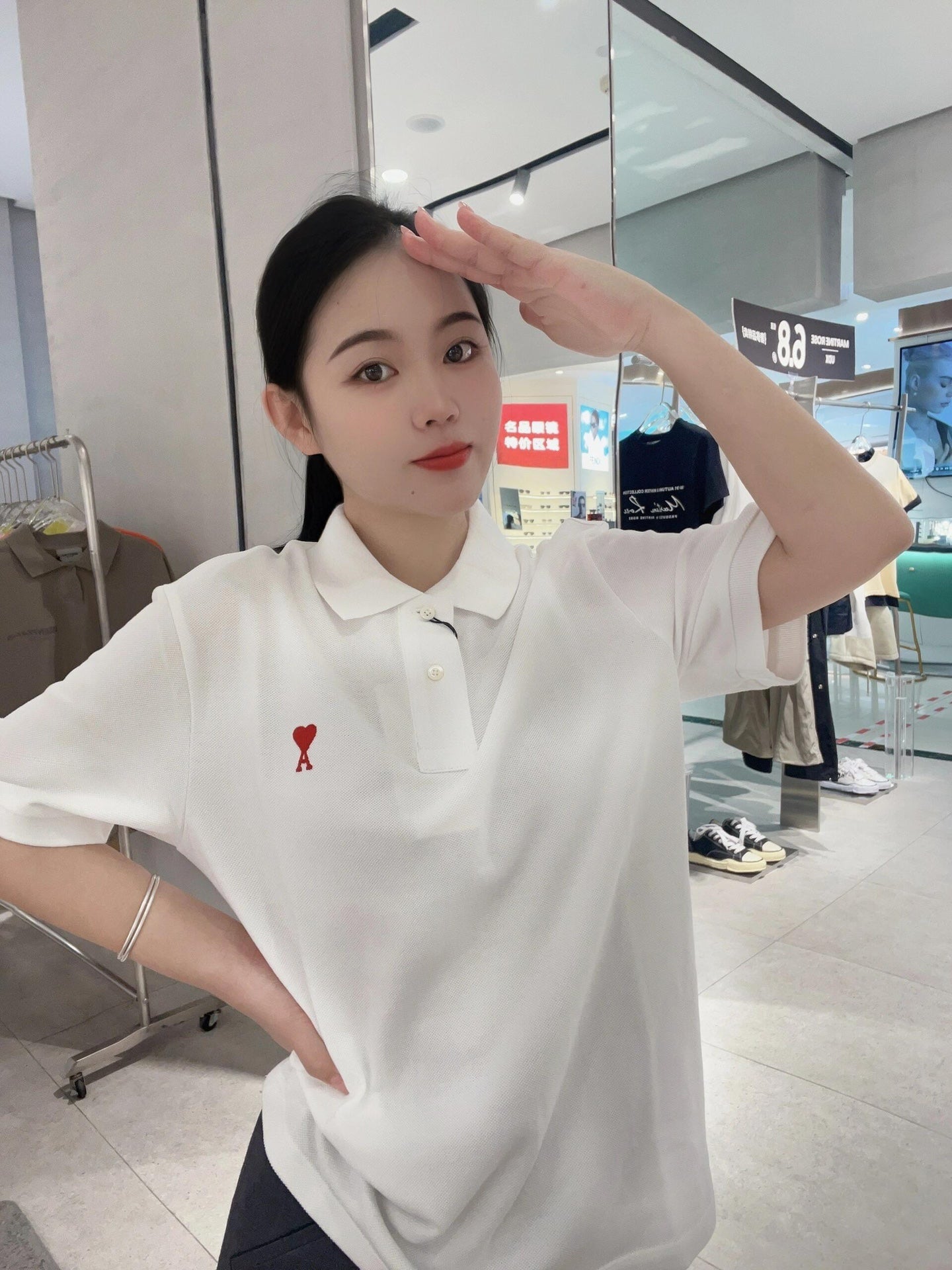 2026 New Heart A Embroidered Polo Shirt (MM030-A40)