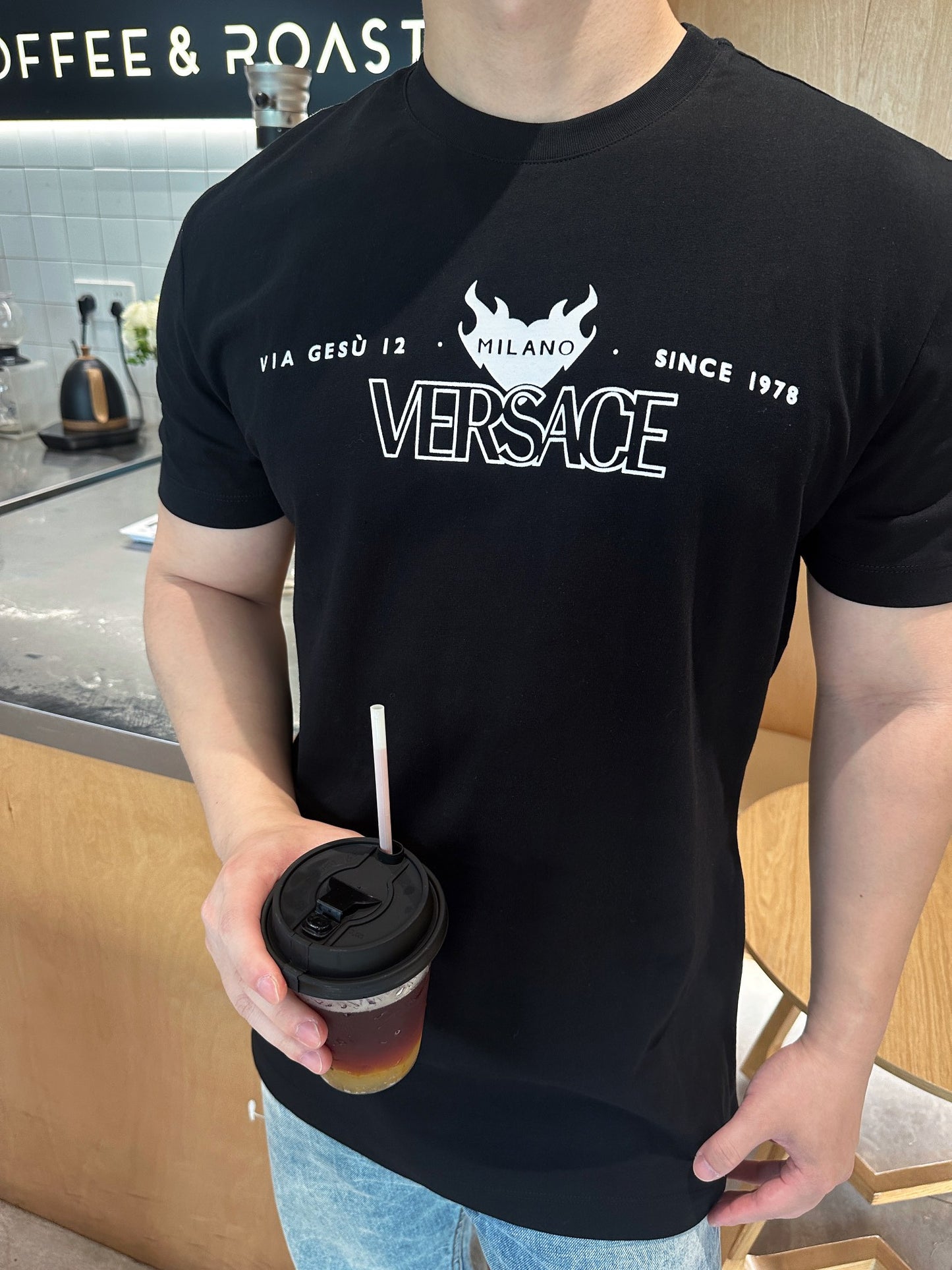 2026 New Ve Printed Logo Short-Sleeved T-Shirt (25177-A05)