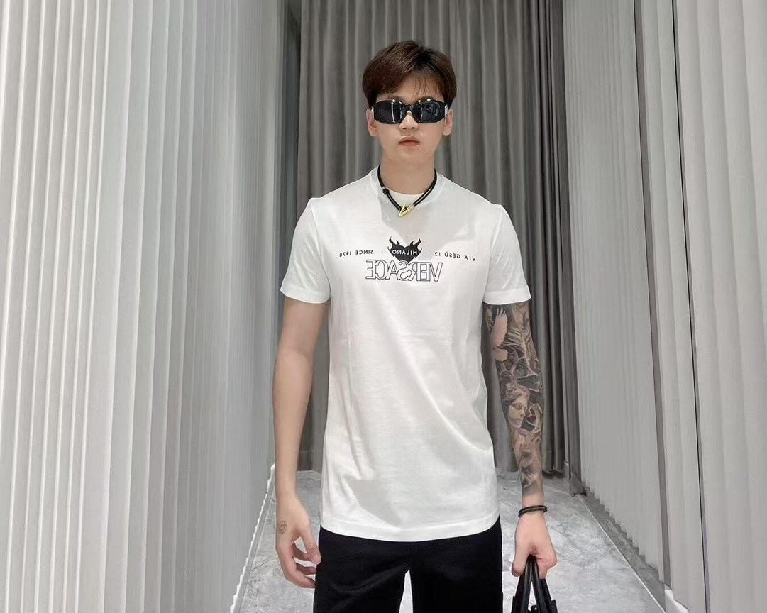 2026 New Ve Printed Logo Short-Sleeved T-Shirt (25177-A05)