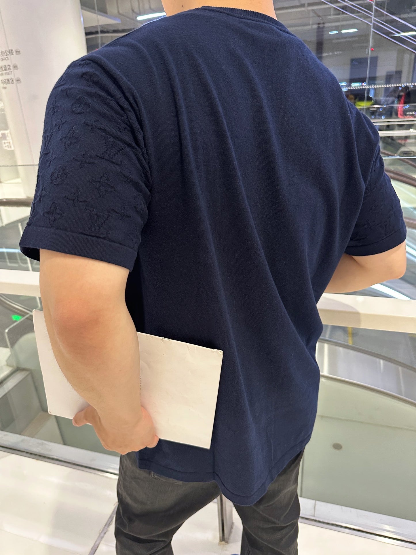 2026 New Arrival: LY Jacquard-Embossed Short-Sleeved Knit Top (25180-A45)