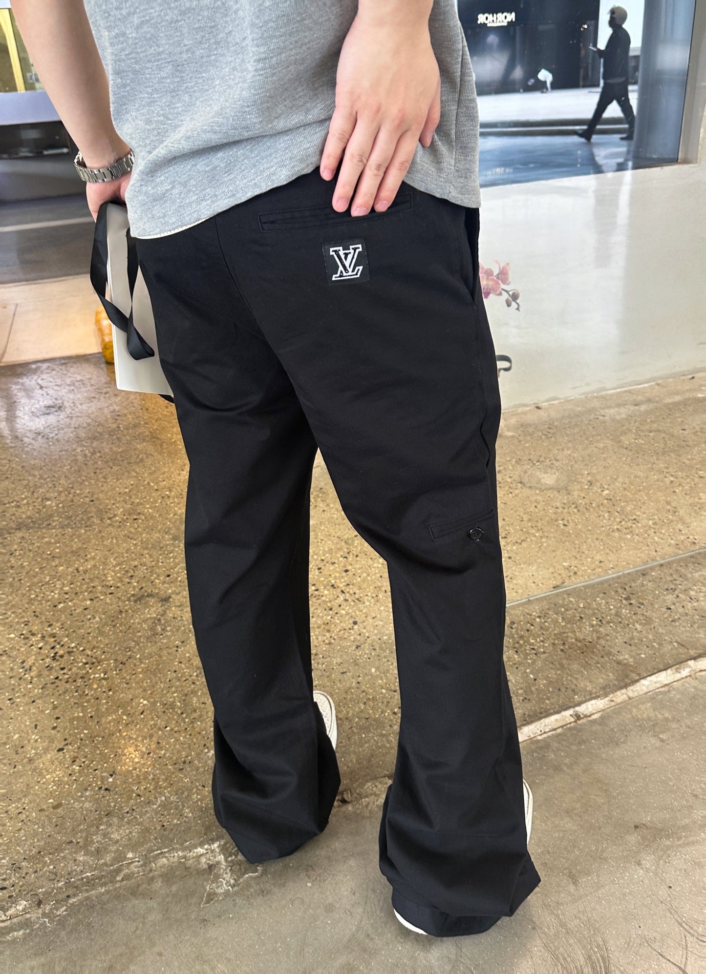 2026 New LY Embellished Bell-Bottom Casual Trousers (MM047-B45)