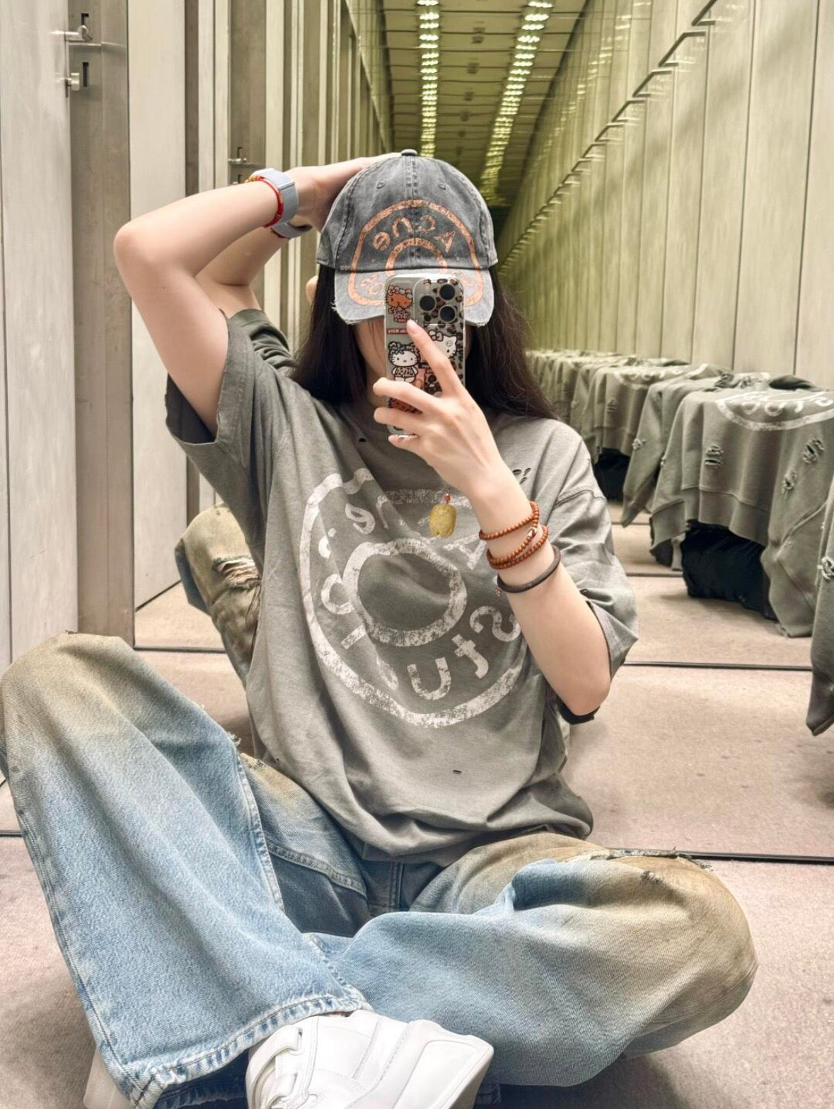 2026 New Arrival Ac Distressed Ripped T-Shirt (25184-A20)