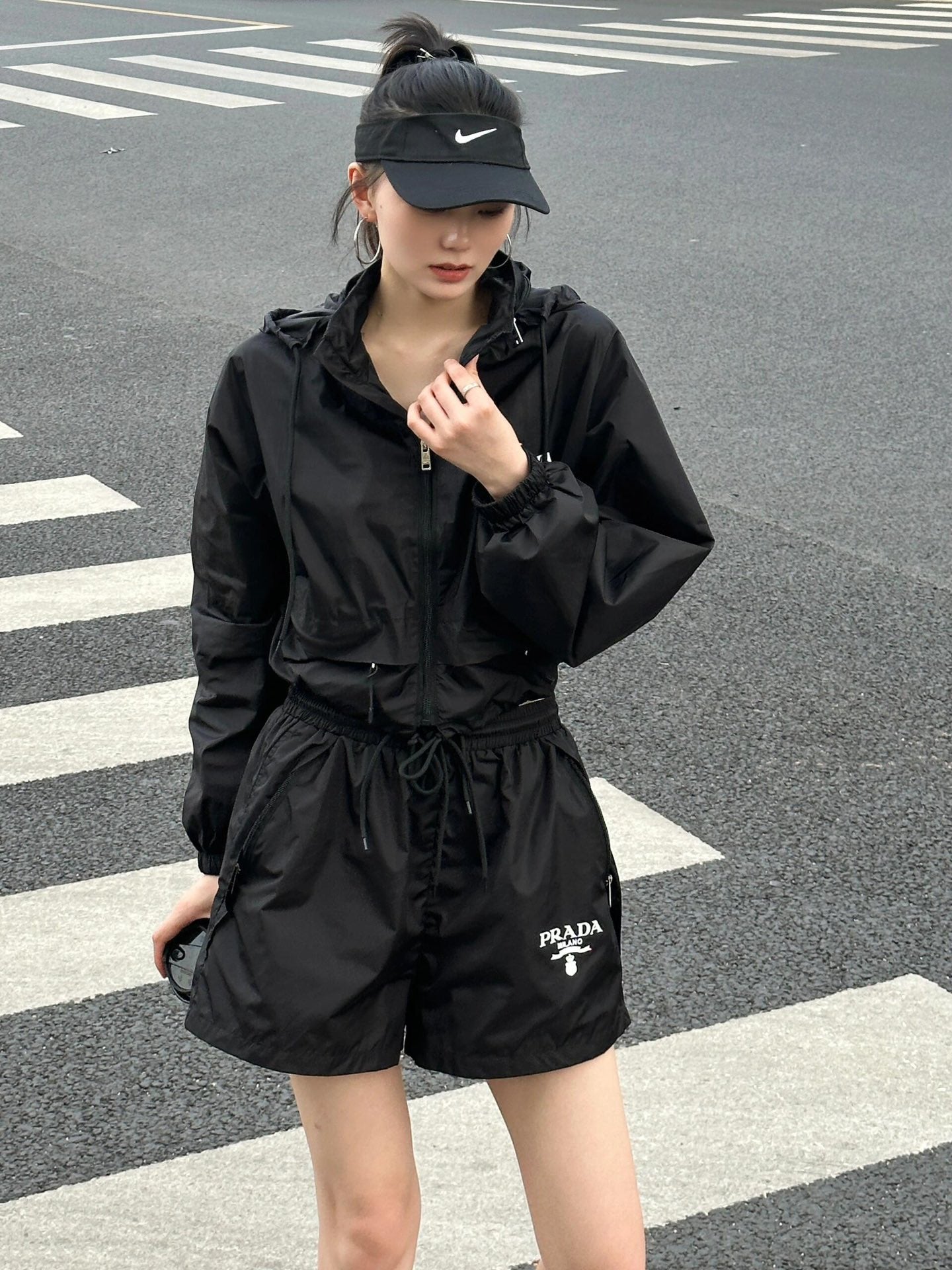 2026 New Triangle Brand Printed Nylon Shorts (MM060-A45)