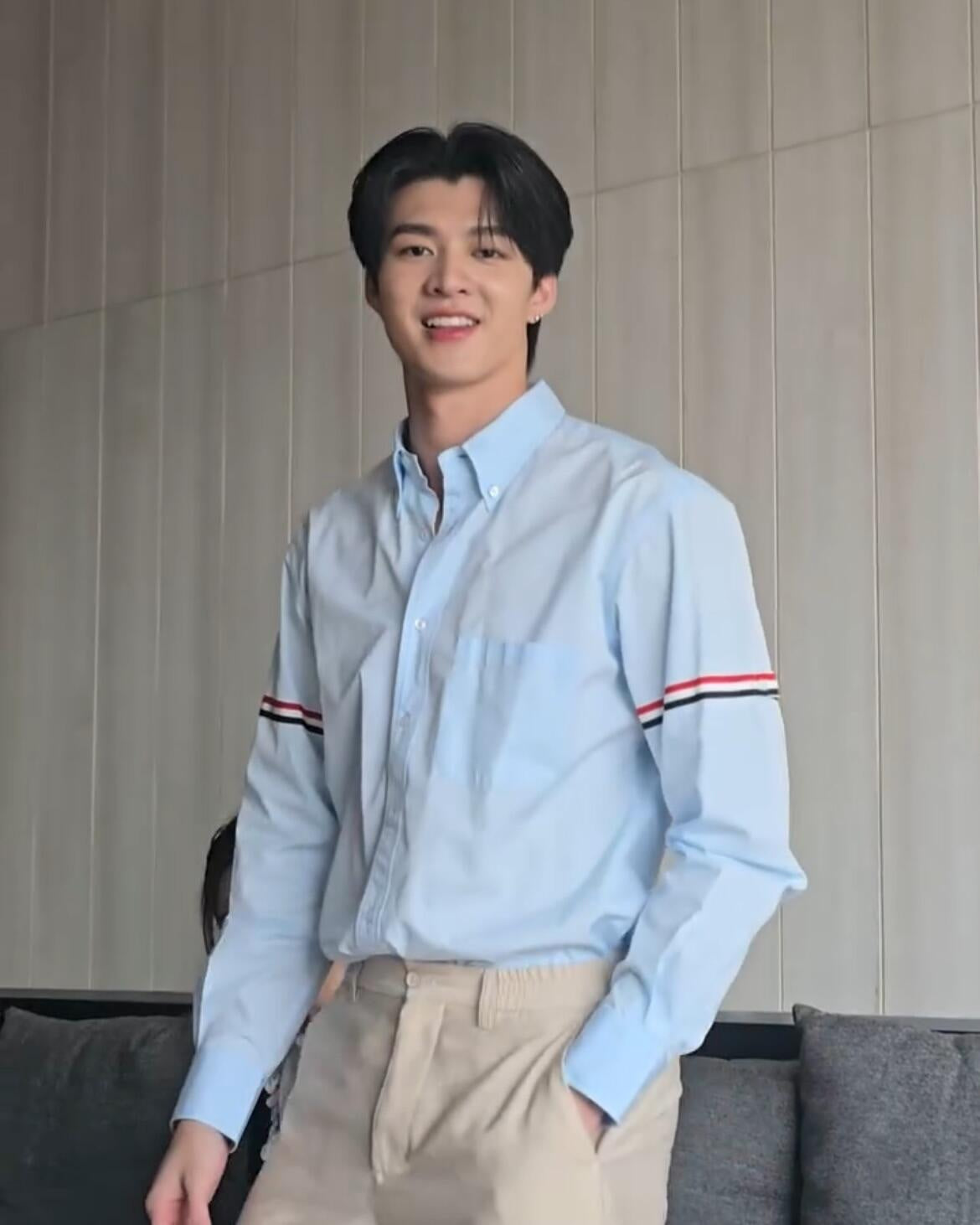 2026 New TB Woven Label Shirt (MM063-B20)