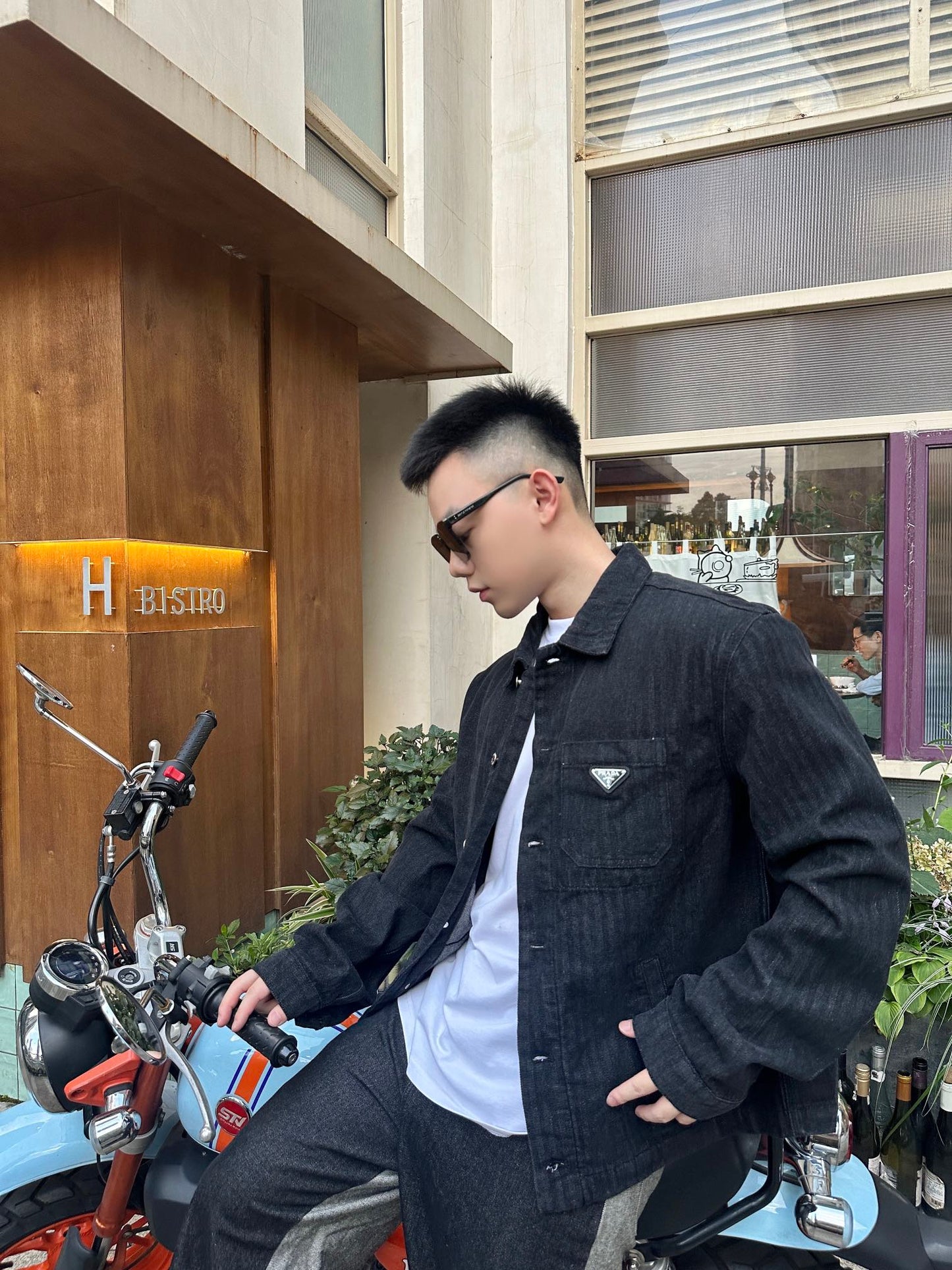 2026 New Triangle Brand Denim Jacket (MM070-B80)