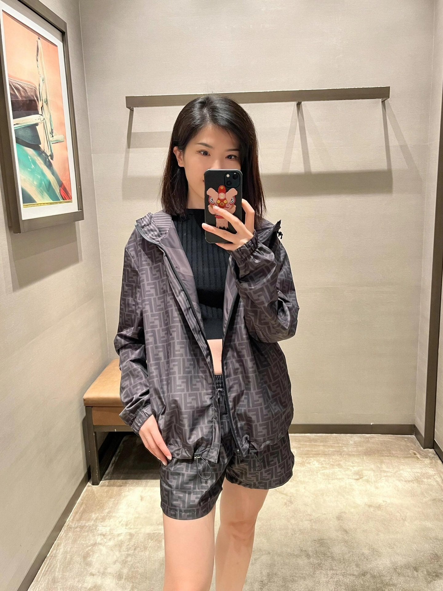 2026 New FF Reversible Hooded Jacket (25197-C00)