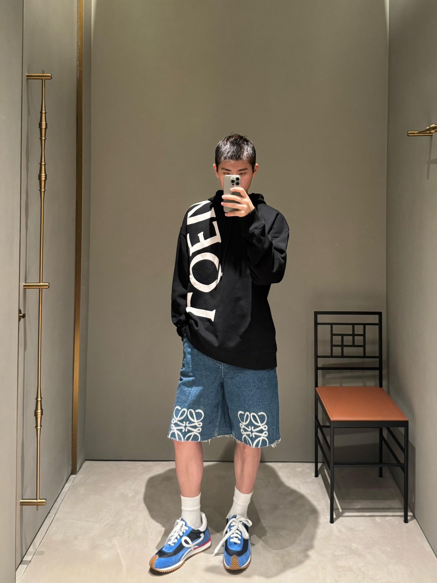 2026 New Way Printed Hooded Sweatshirt (25266-B45)