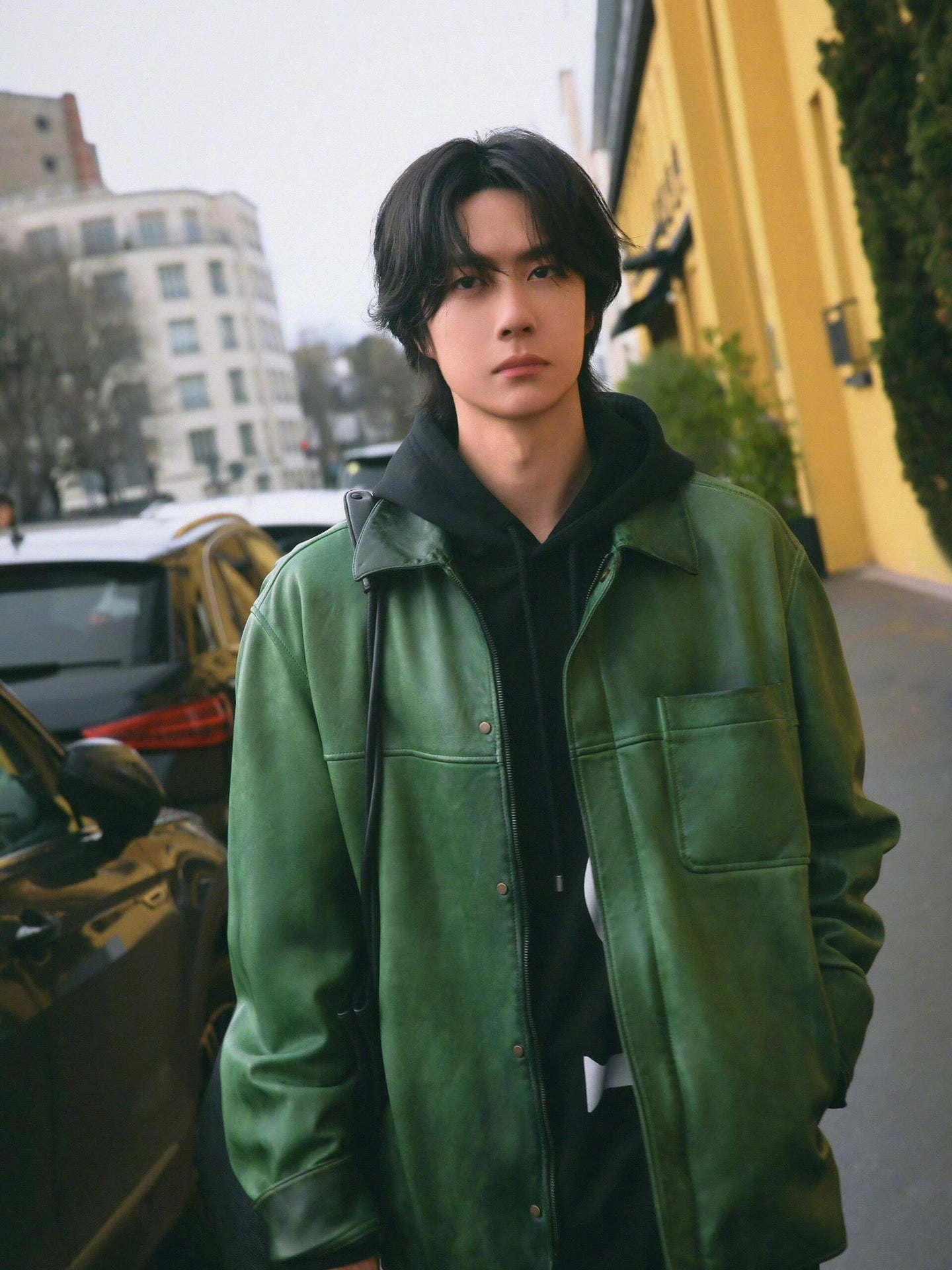 2026 New Way Printed Hooded Sweatshirt (25266-B45)