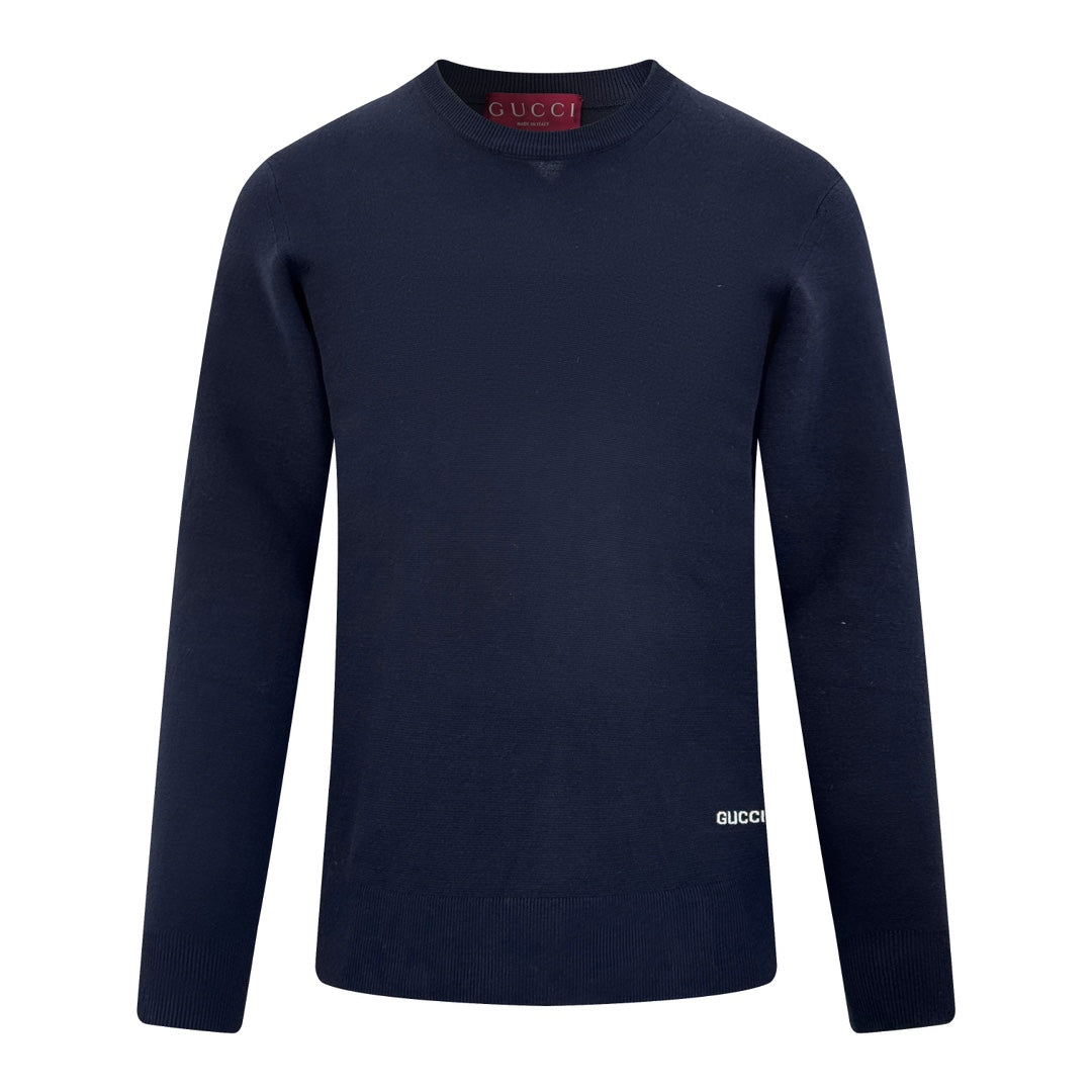 2026 New Arrival GU Embroidered Knitted Jumper (25194-B20)