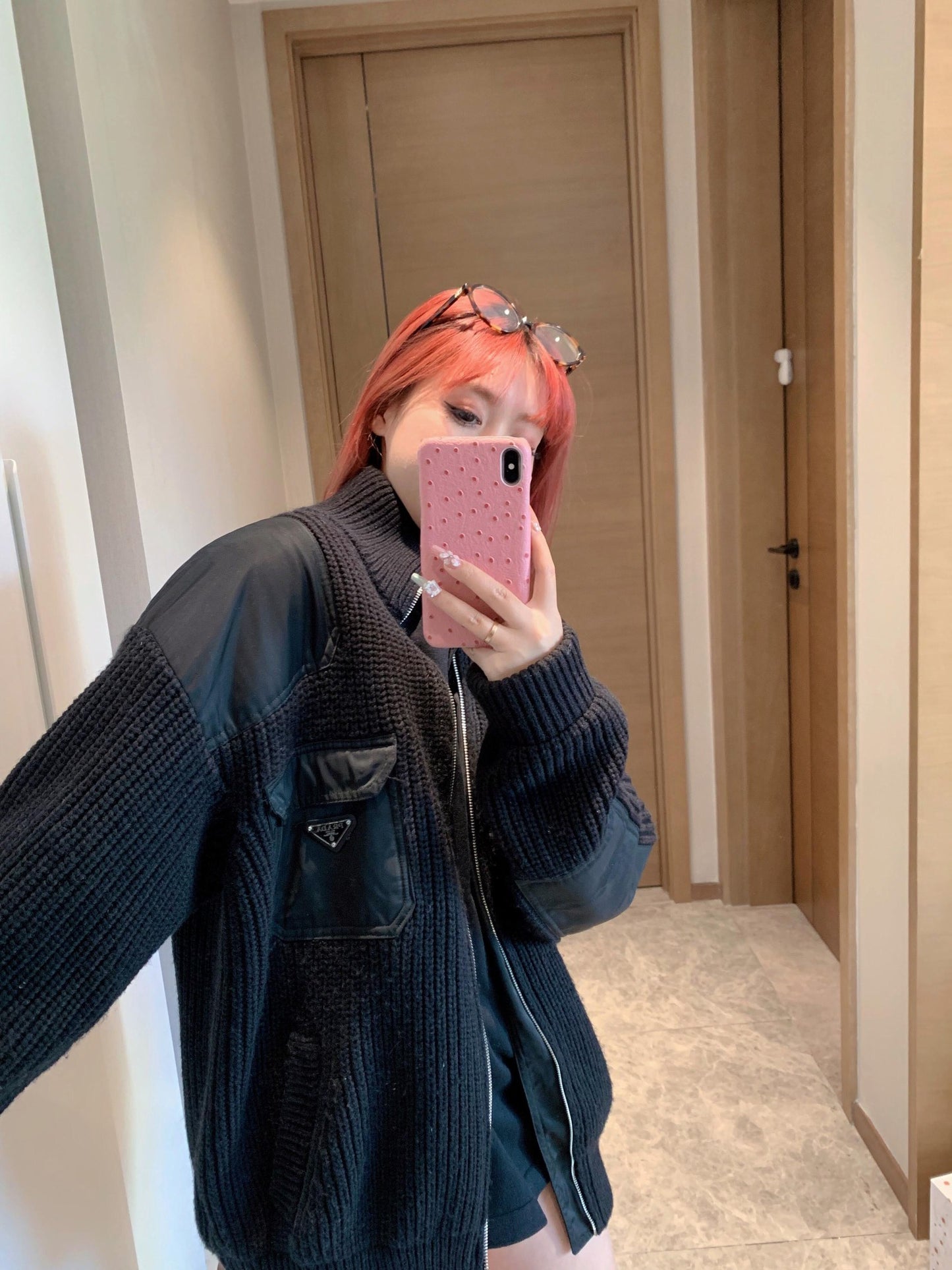 2026 New Triangle Brand Knitted Cardigan (24067-C40)